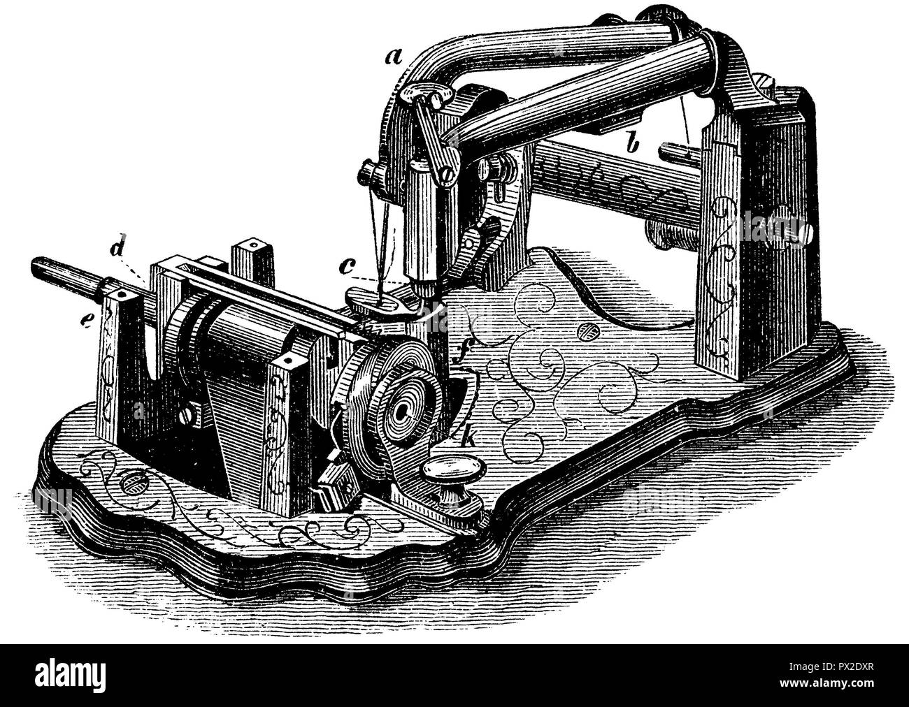 Wheeler & Wilson machine Stock Photo - Alamy