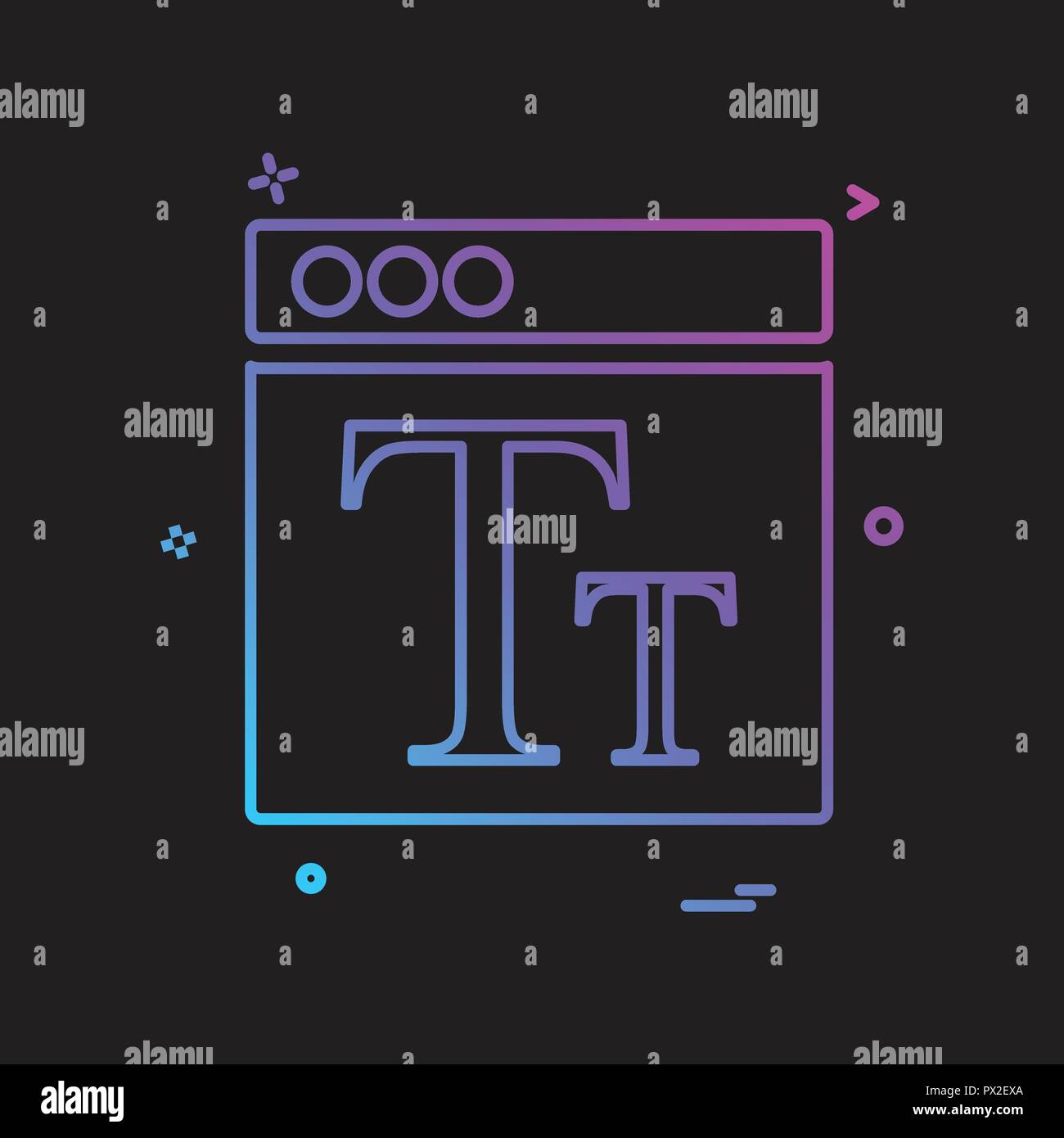 Web layouts icon design vector Stock Vector Image & Art - Alamy