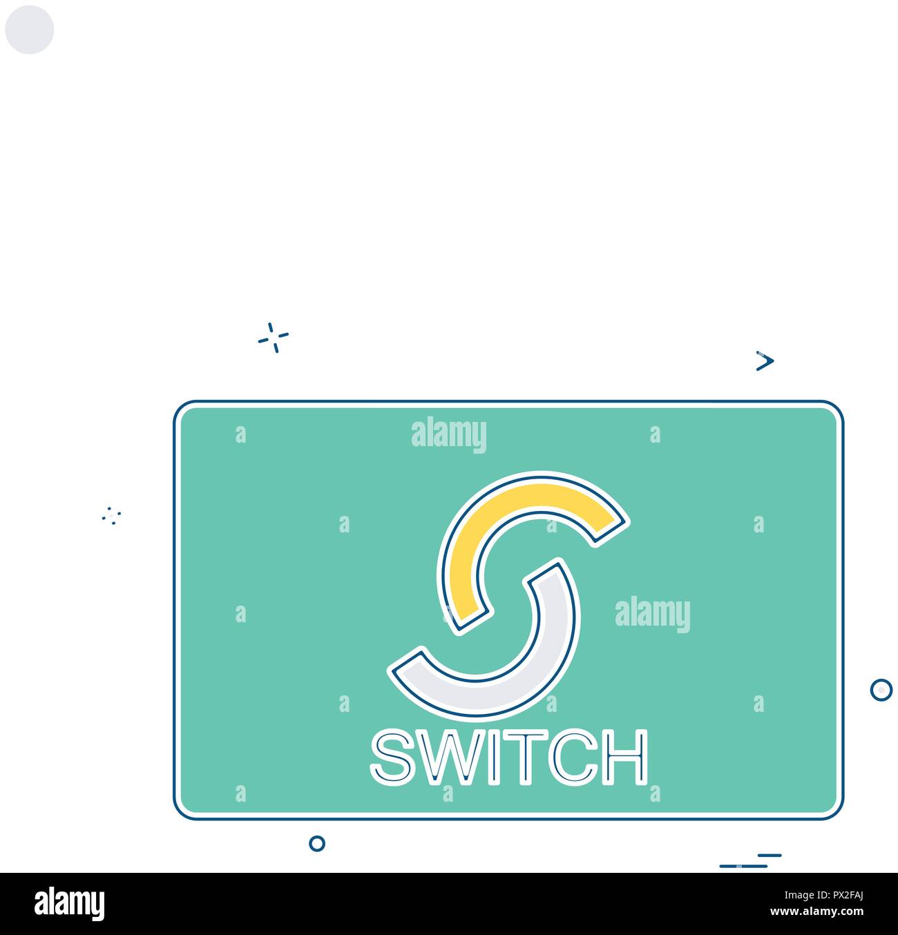 Switch card icon design vector Stock Vector Image & Art - Alamy