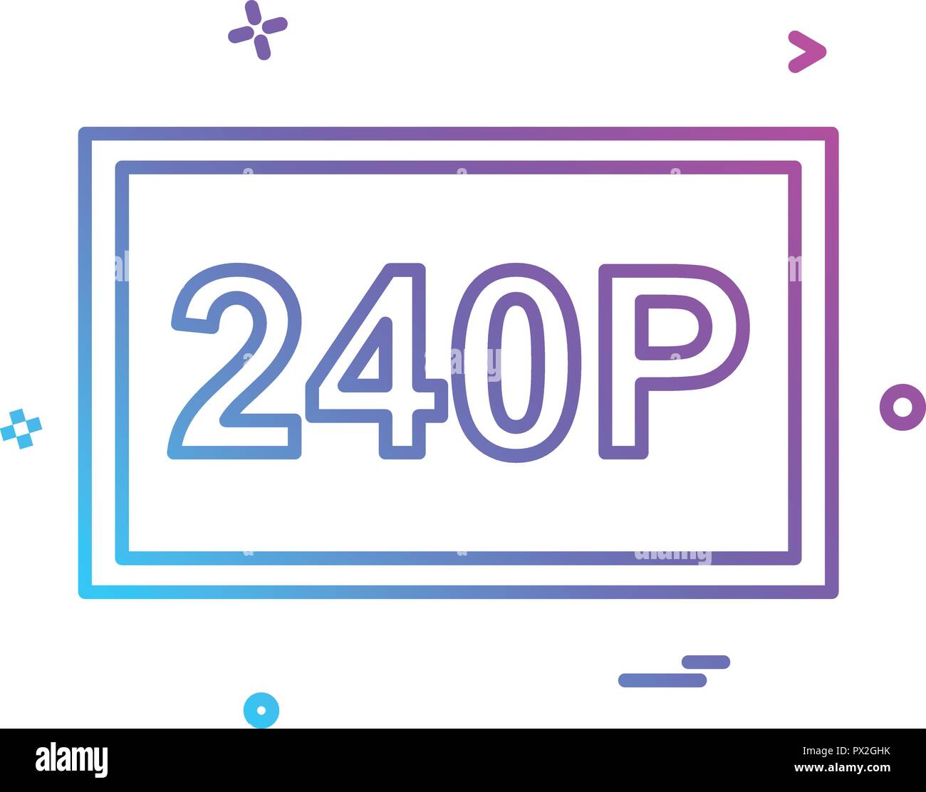 Video frame icon design vector Stock Vector Image & Art - Alamy