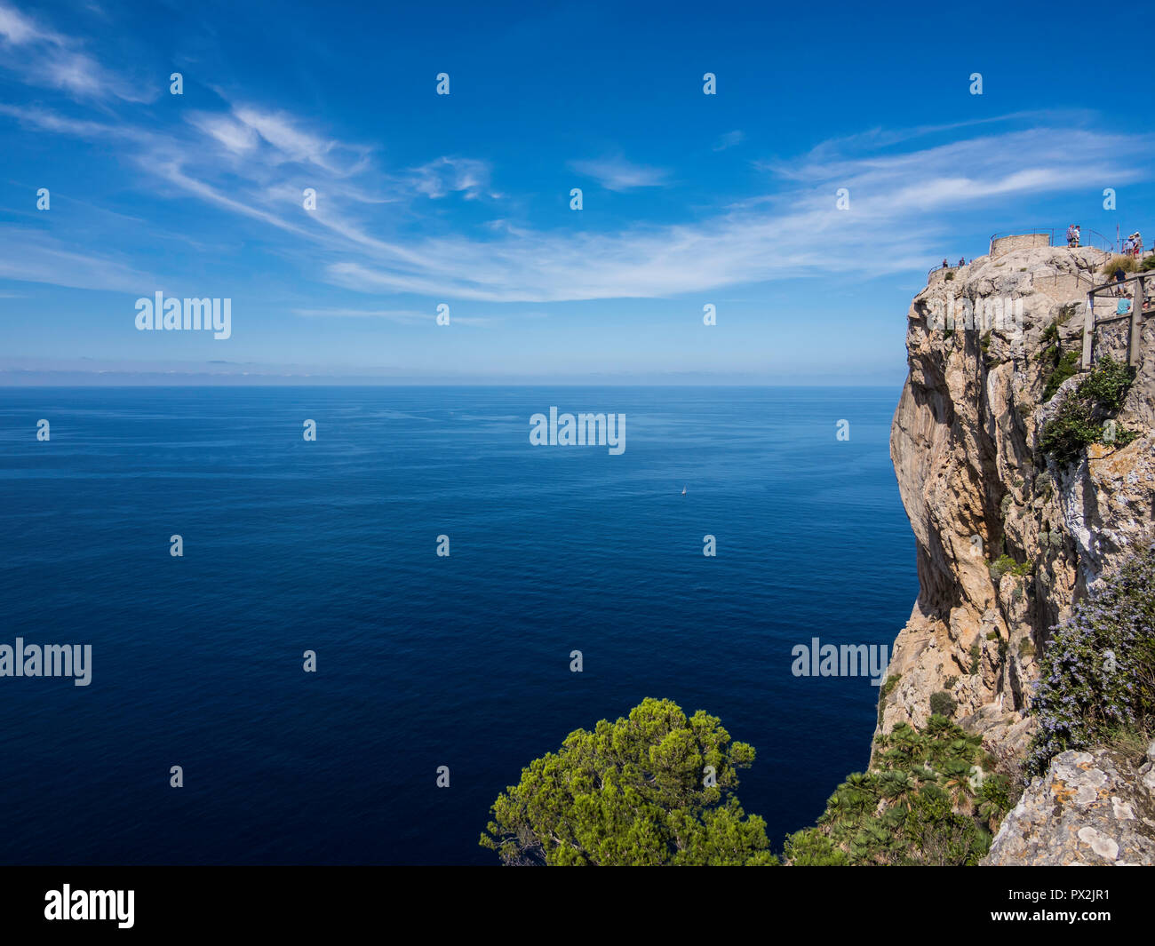 Beautiful scenery at Cap de Formentor in Mallorca Spain Stock Photo