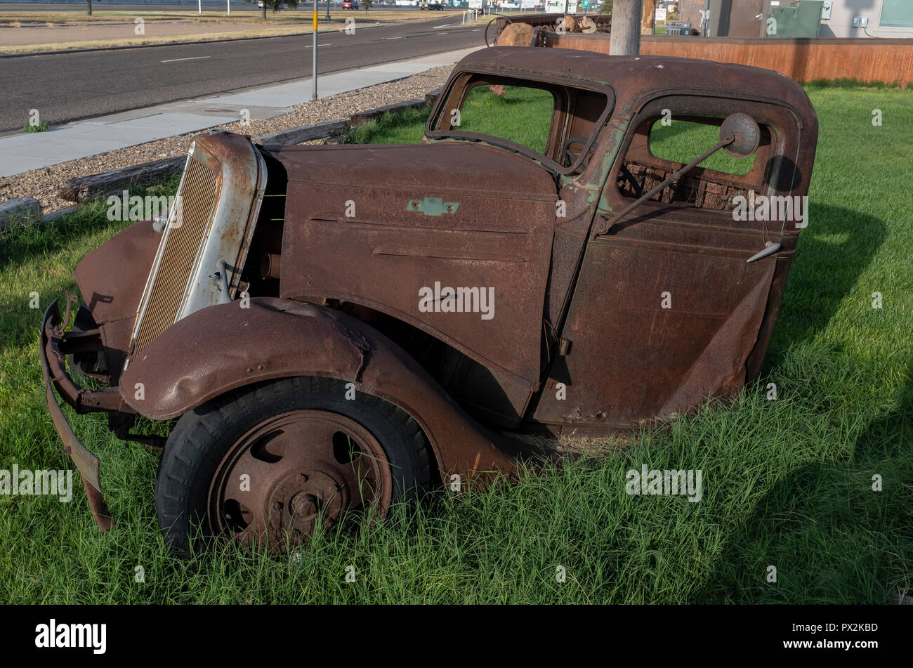 rusty vintage truck Stock Photo