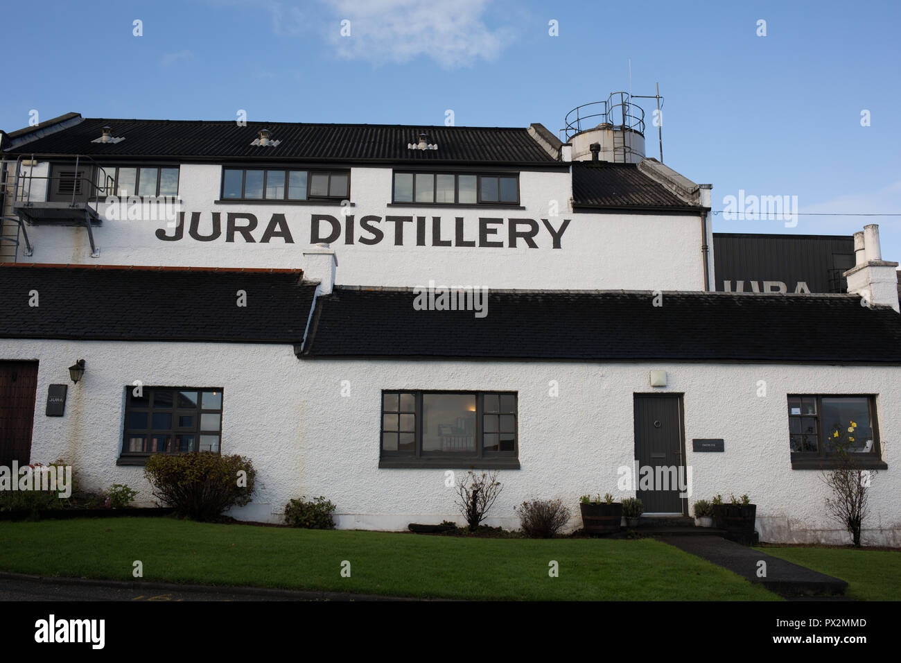 Jura single malt whisky distillery, Isle of Jura, Scotland, UK Stock