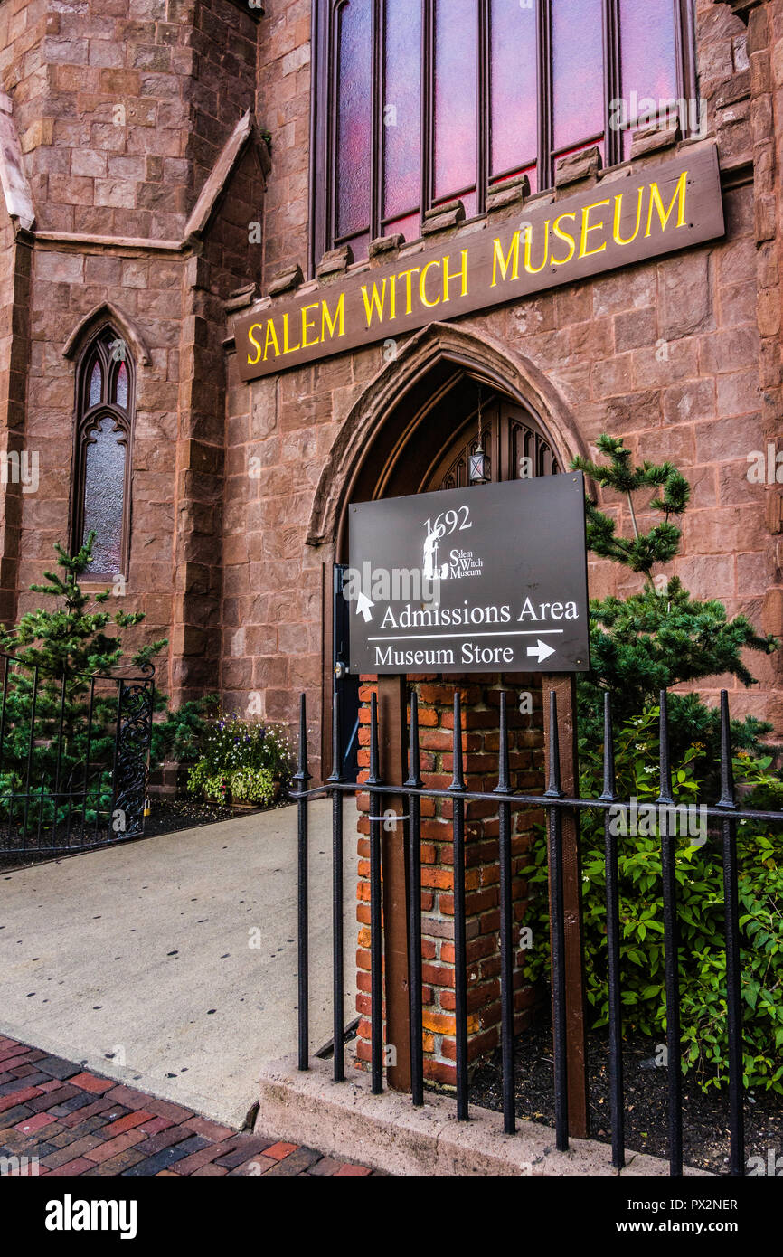 Salem Witch Museum Salem, Massachusetts, USA Stock Photo Alamy