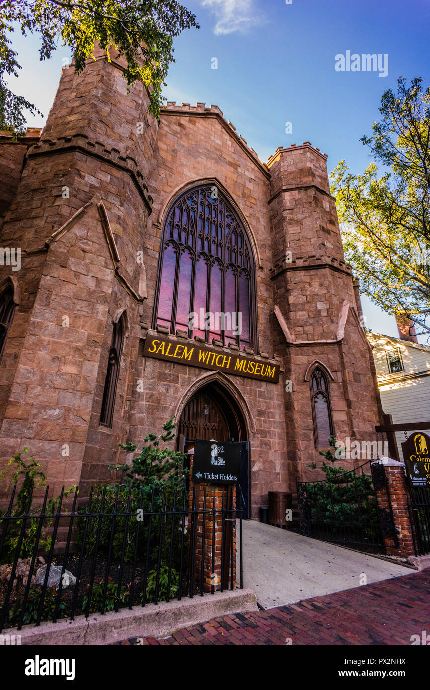 Salem Witch Museum Salem, Massachusetts, USA Stock Photo Alamy