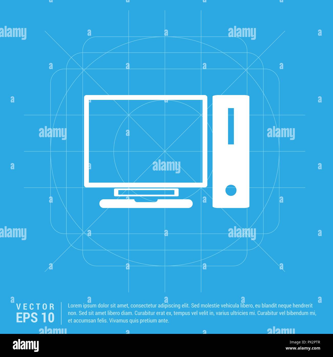 Computer Sysytem Icon Stock Vector Image & Art - Alamy