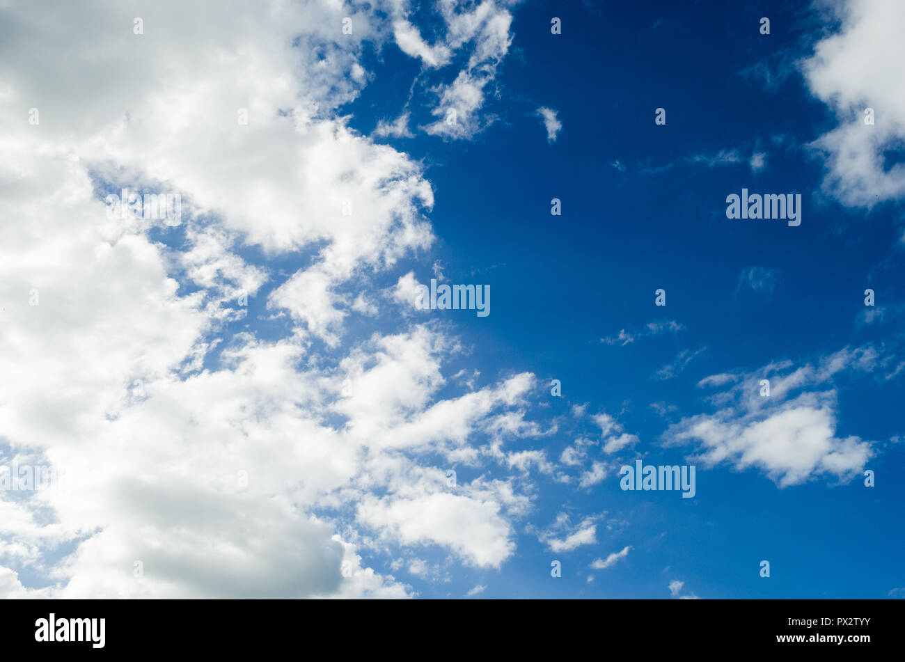 Cloudy Blue Sky With Gray Clouds Nature Background With Blue Texture And Shapes Of Clouds In The Light Of Cloudy Day Stock Photo Alamy