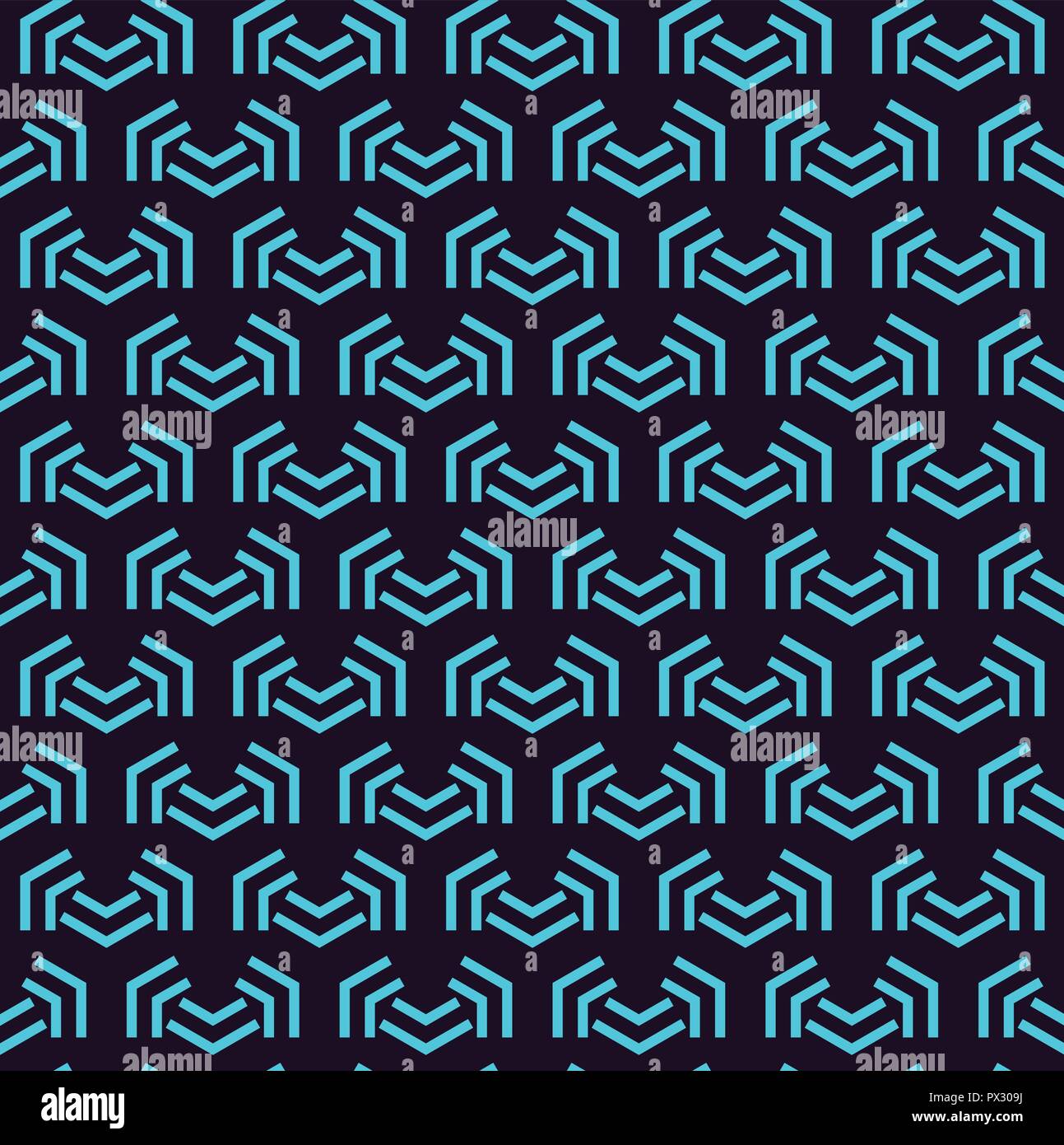 Linear Style Pattern Tileable Vector seamless pattern. Modern stylish linear texture. Repeating ...