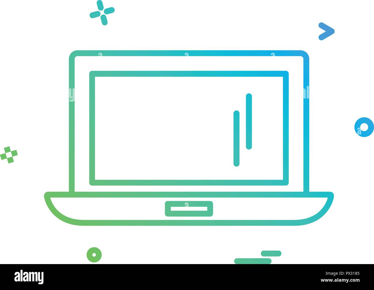 Computer icon design vector Stock Vector Image & Art - Alamy