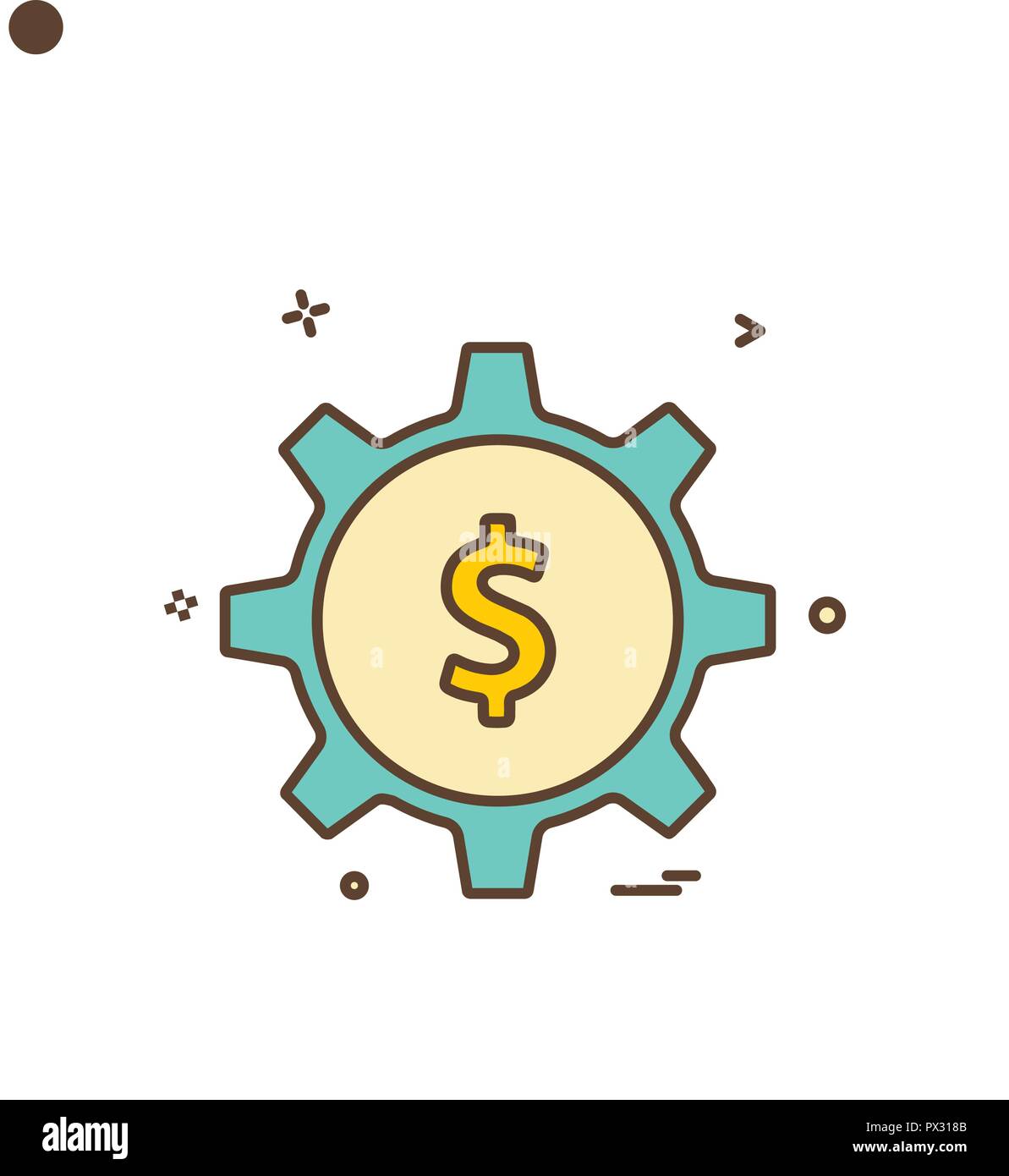 gear money dollar icon vector design Stock Vector Image & Art Alamy