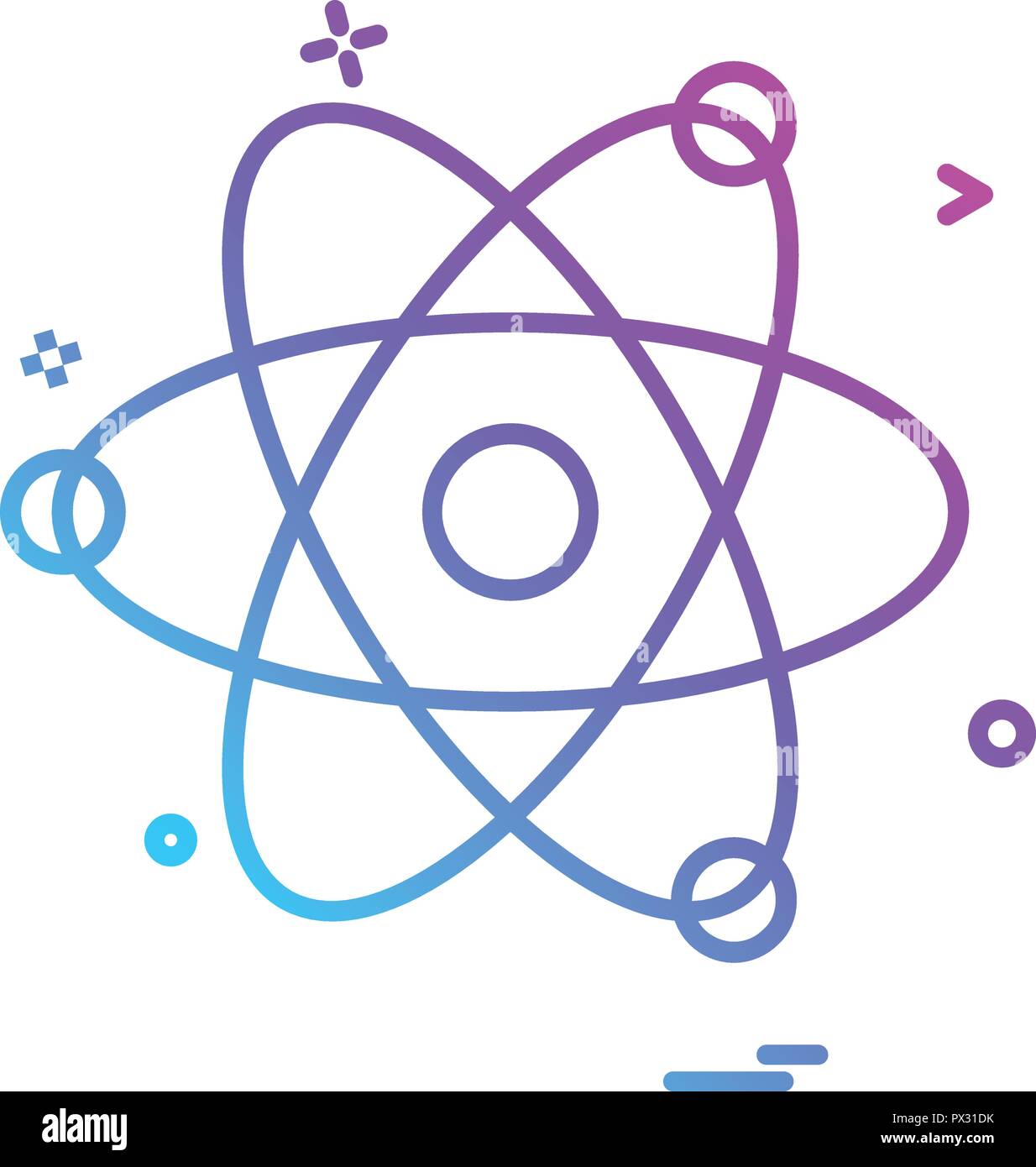 Nuclear icon design vector Stock Vector Image & Art - Alamy