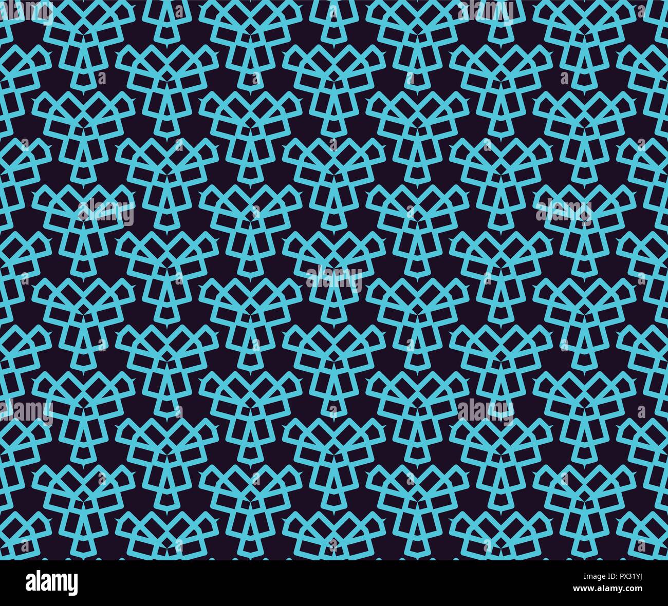 Linear Style Pattern Tileable Vector seamless pattern. Modern stylish linear texture. Repeating ...