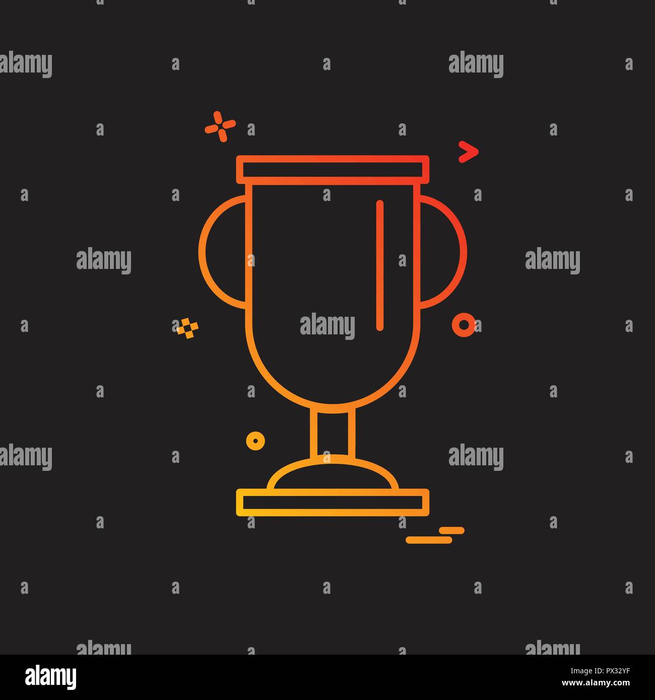 cup trophy award icon design vector Stock Vector Image & Art - Alamy