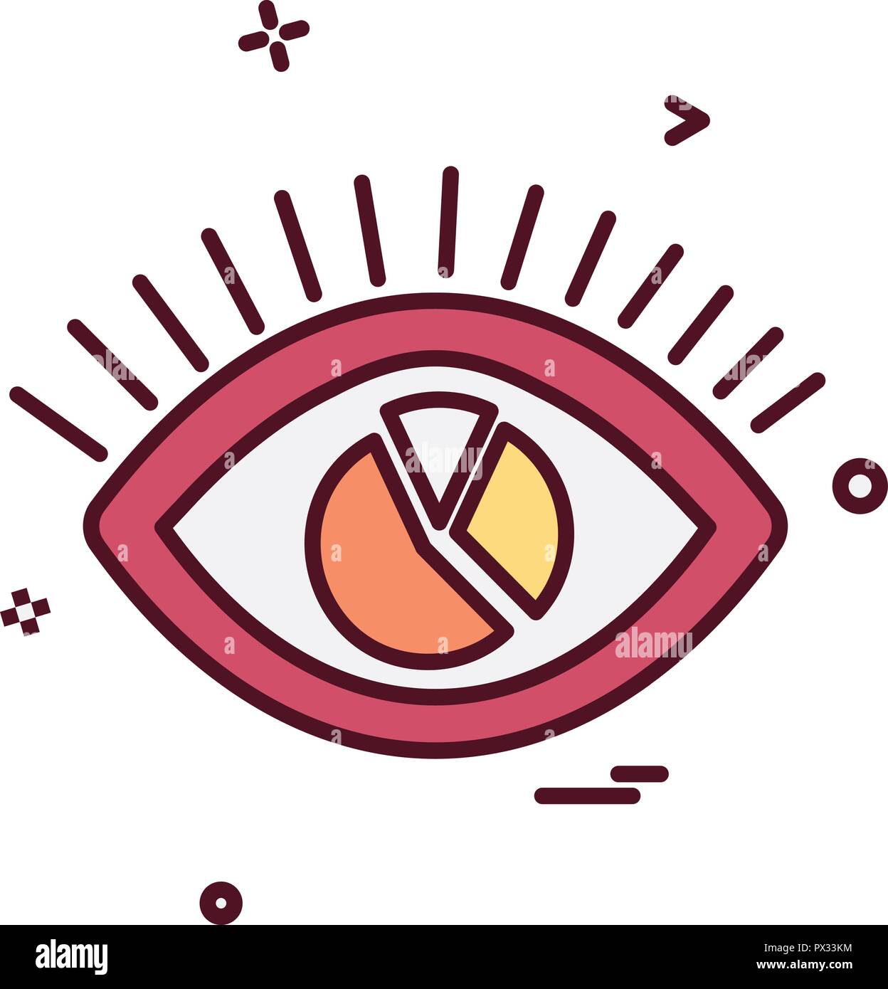 eye icon design vector Stock Vector Image & Art - Alamy