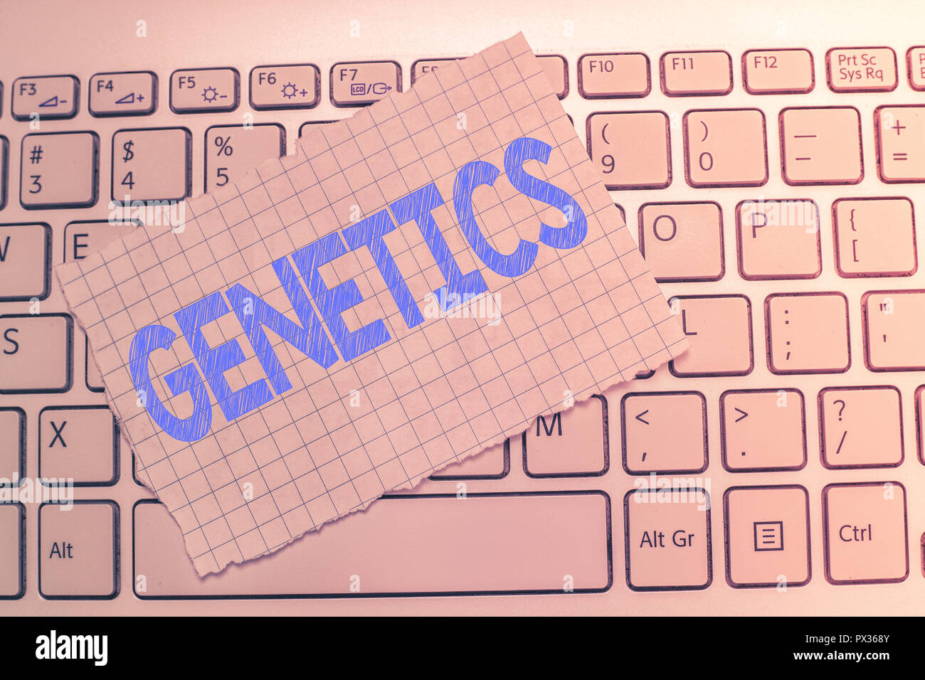 Writing note showing Genetics. Business photo showcasing study of ...