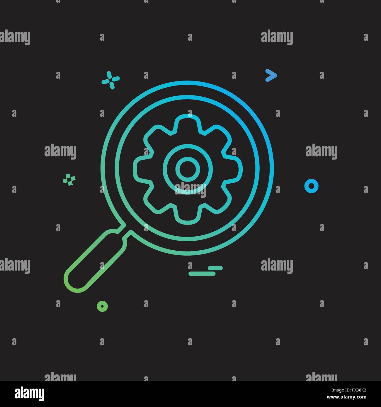 Setting gear icon design vector Stock Vector Image & Art - Alamy