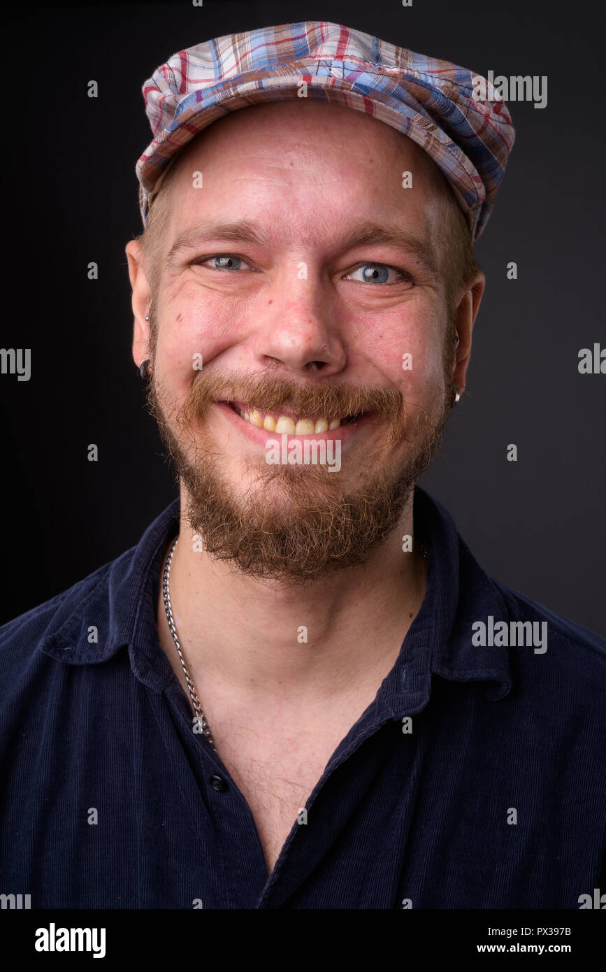 Portrait happy mid adult man hi-res stock photography and images - Alamy