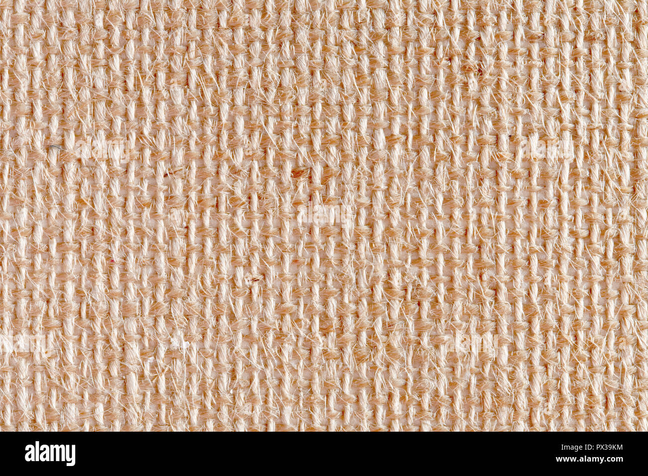 Canvas close-up. High quality natural Canvas texture. Stock Photo