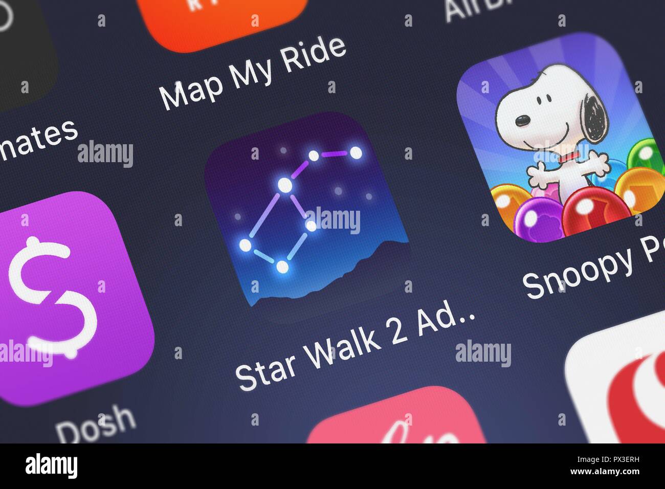 London United Kingdom October 19 18 Screenshot Of The Star Walk 2 Ads Sky Guide Mobile App From Vito Technology Inc Icon On An Iphone Stock Photo Alamy