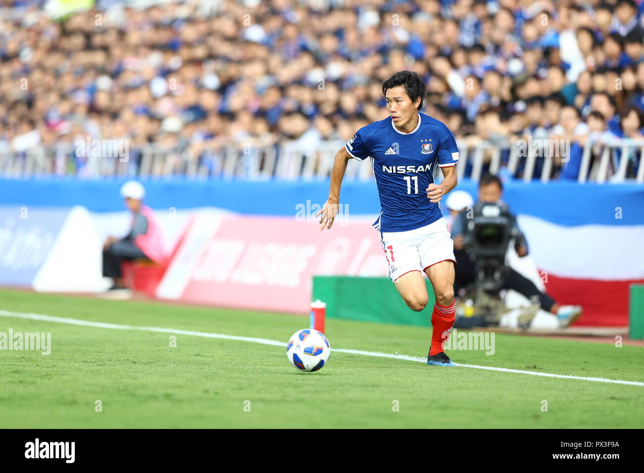 Kanagawa Japan 14th Oct 18 Keita Endo F Marinos Football Soccer 18 J League Ybc Levain Cup Semi Finals 2nd Leg Match Between Yokohama F Marinos 2 2 Kashima Antlers At Nhk Spring Mitsuzawa Football