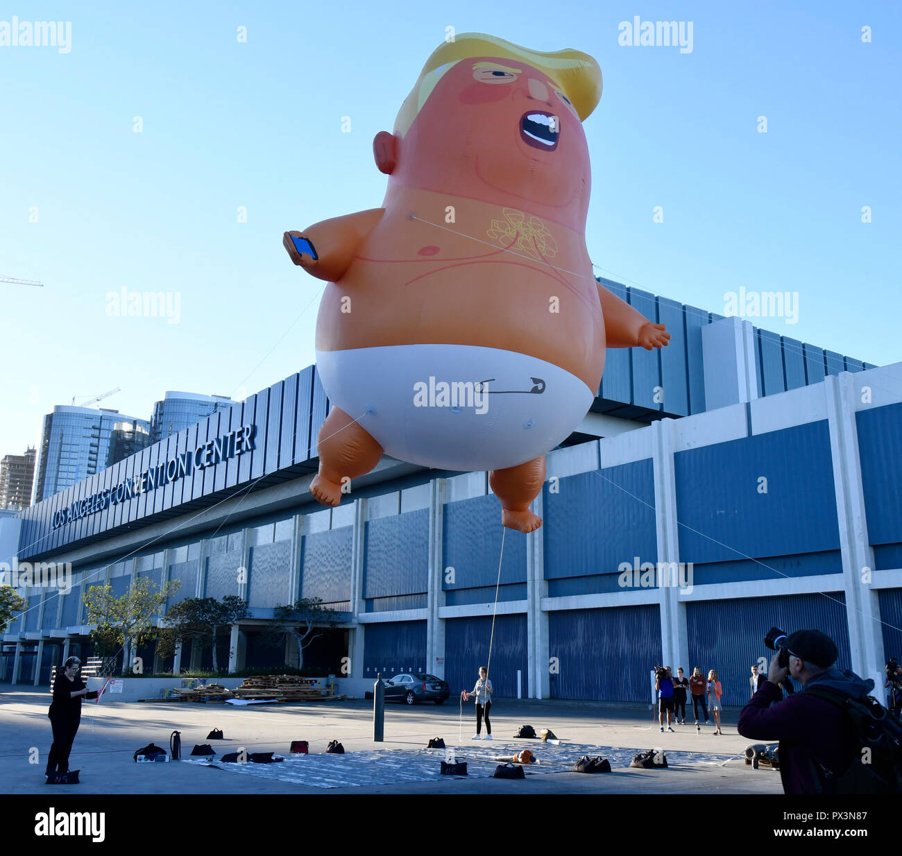 Trump in a diaper hi-res stock photography and images - Alamy