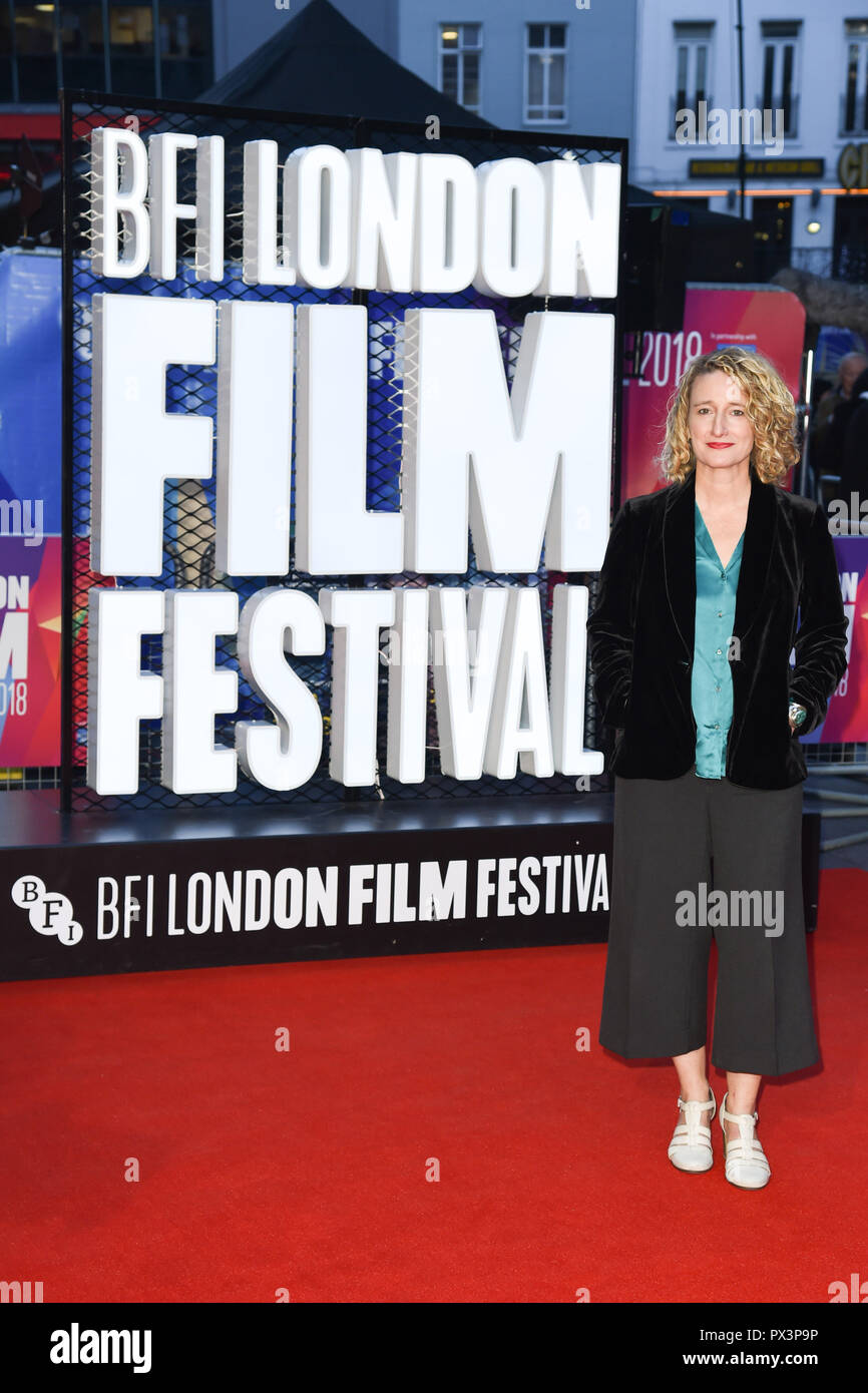 LONDON, UK. October 19, 2018: Tricia Tuttle at the London Film Festival screening of 'Can You Ever Forgive Me' at the Cineworld Leicester Square, London. Picture: Steve Vas/Featureflash Credit: Paul Smith/Alamy Live News Stock Photo