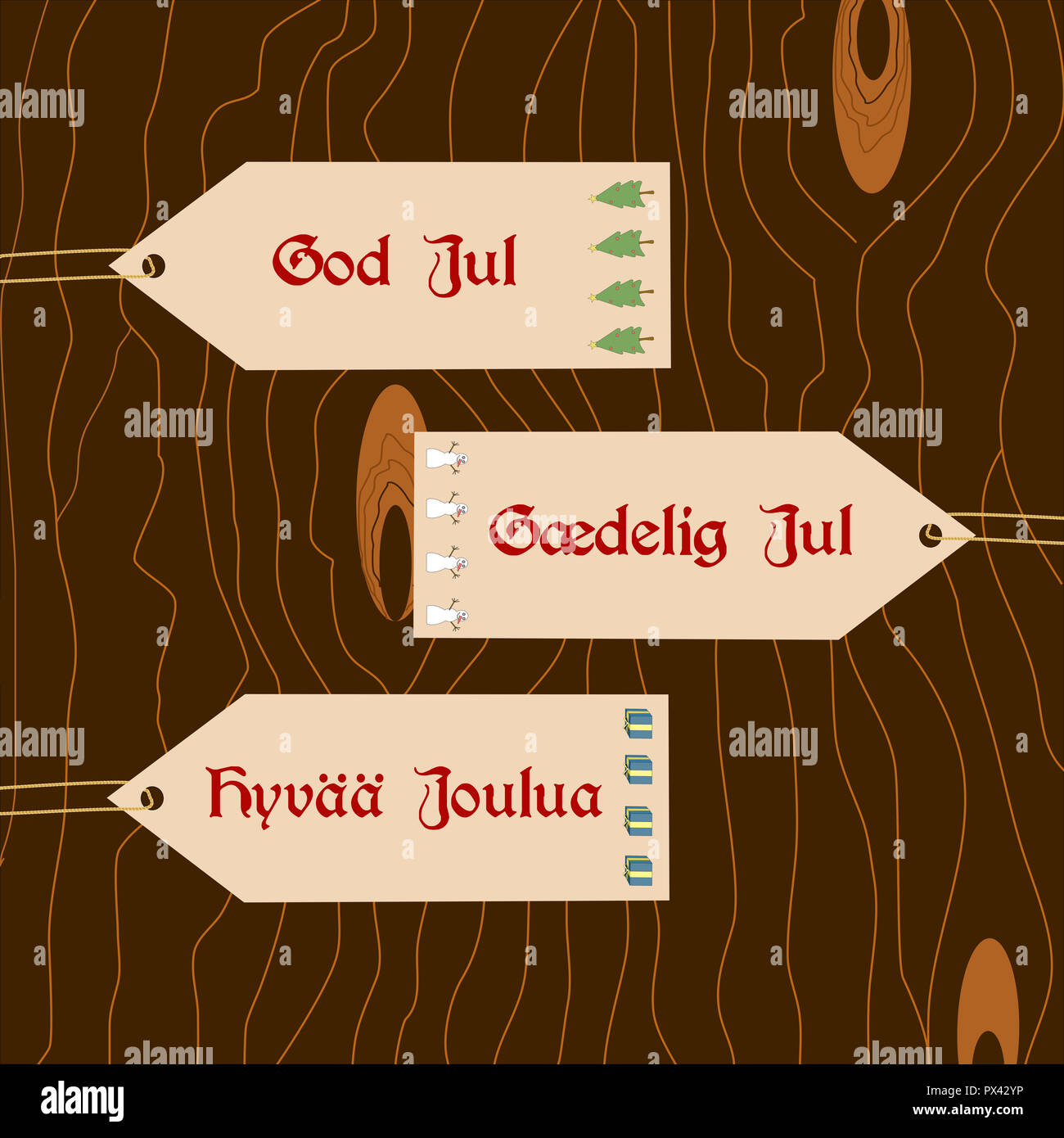 Merry Christmas In Danish 