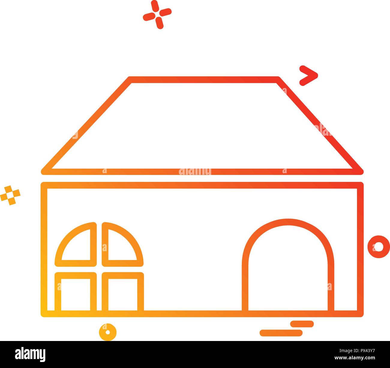 Real Estate icon design vector Stock Vector Image & Art - Alamy