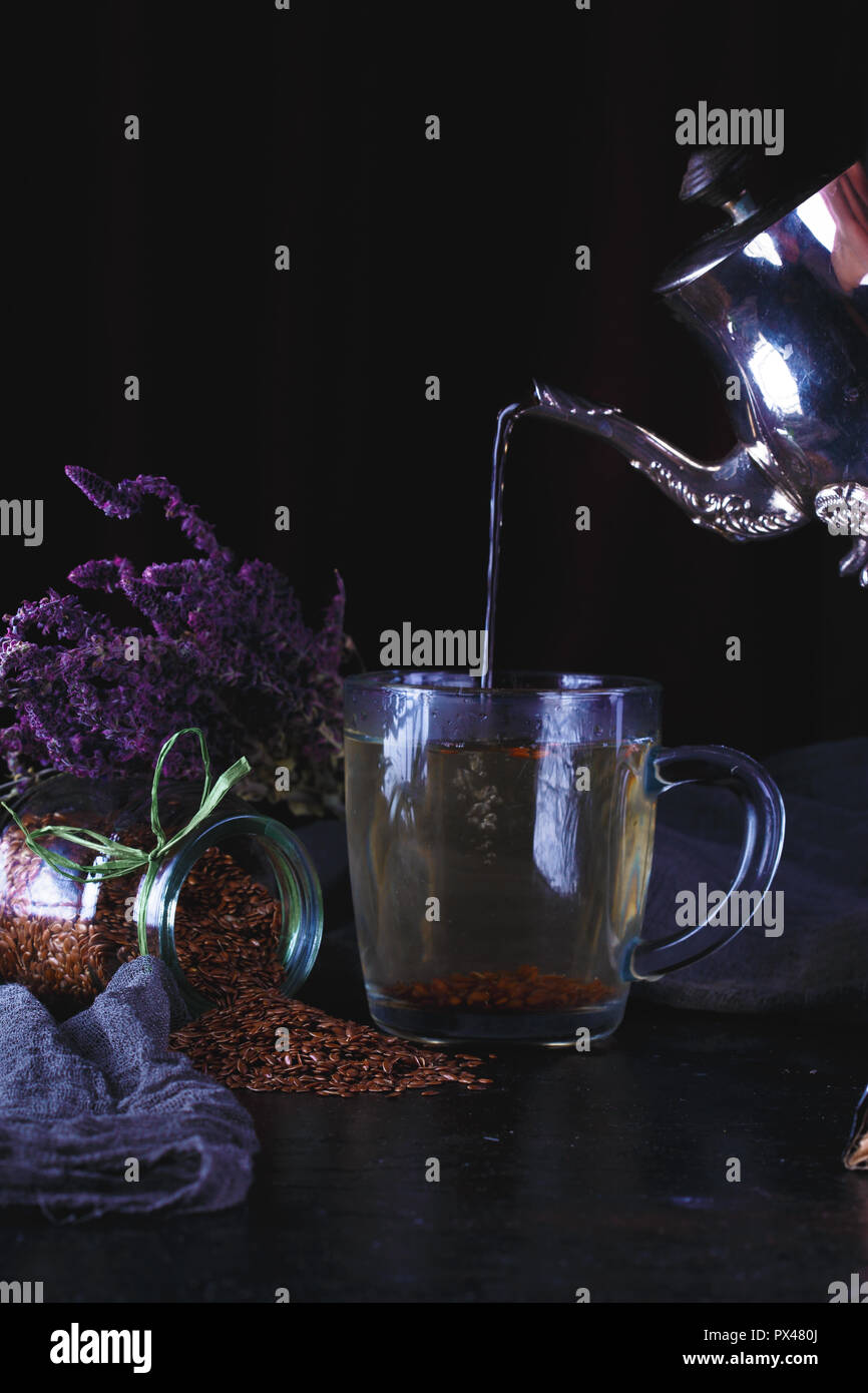 Flax seed tea hires stock photography and images Alamy
