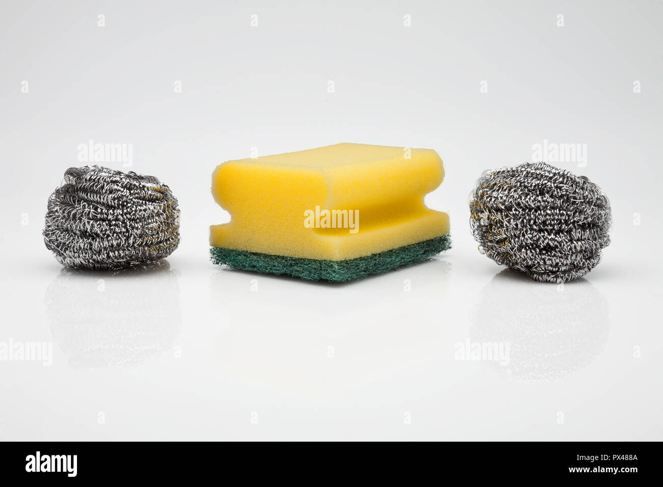 pads for cleaning the kitchen Stock Photo Alamy