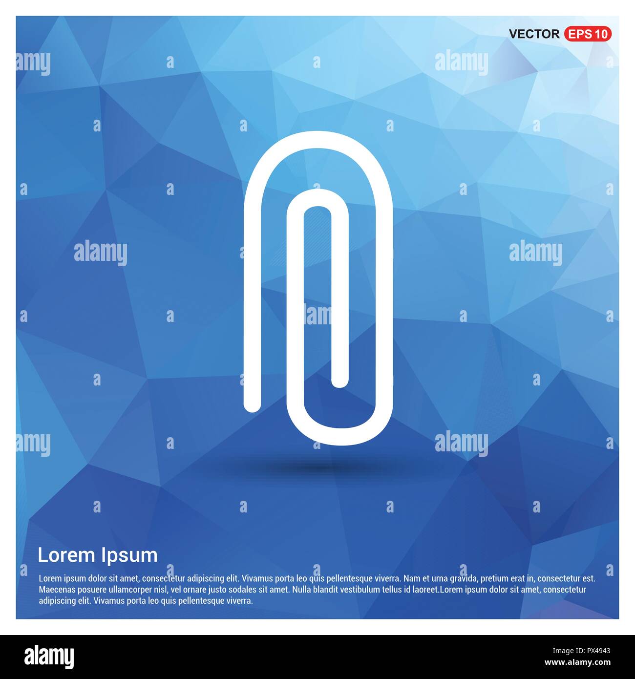 Paper clip icon Stock Vector Image & Art Alamy