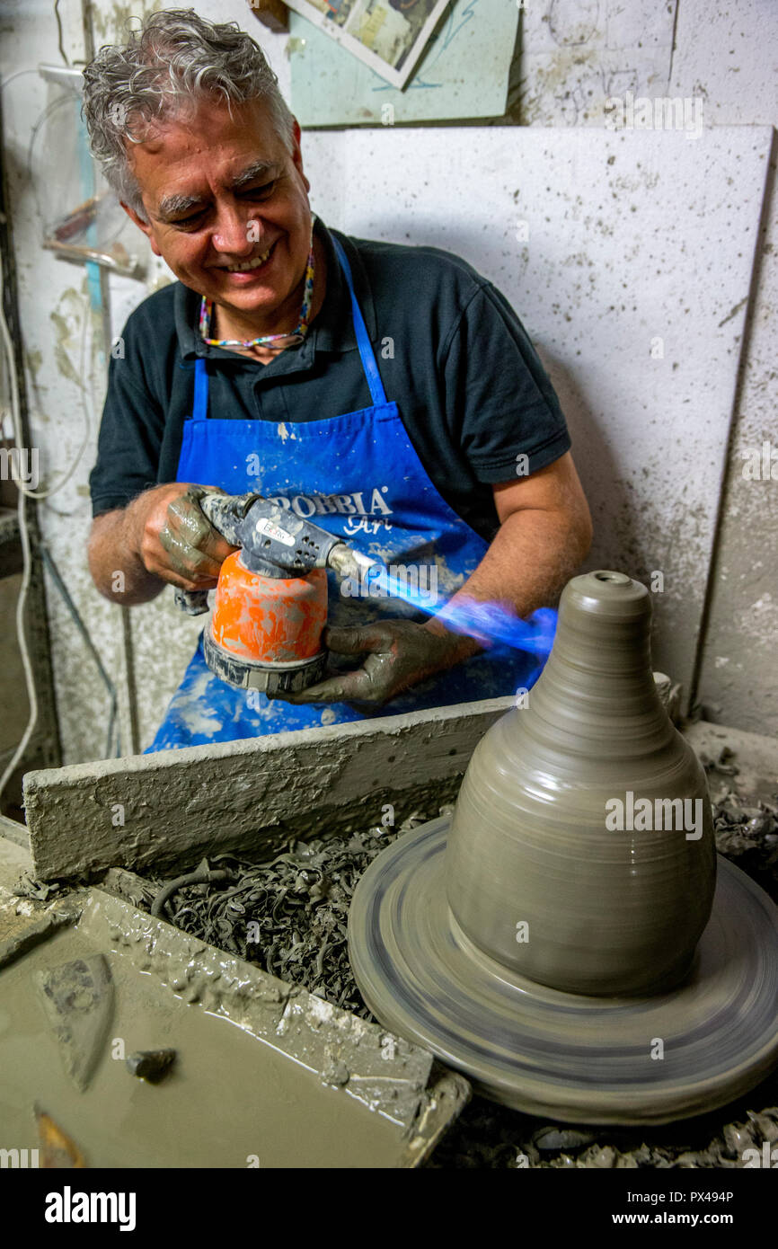 Pottery in Tricase, Puglia, Italy Stock Photo Alamy