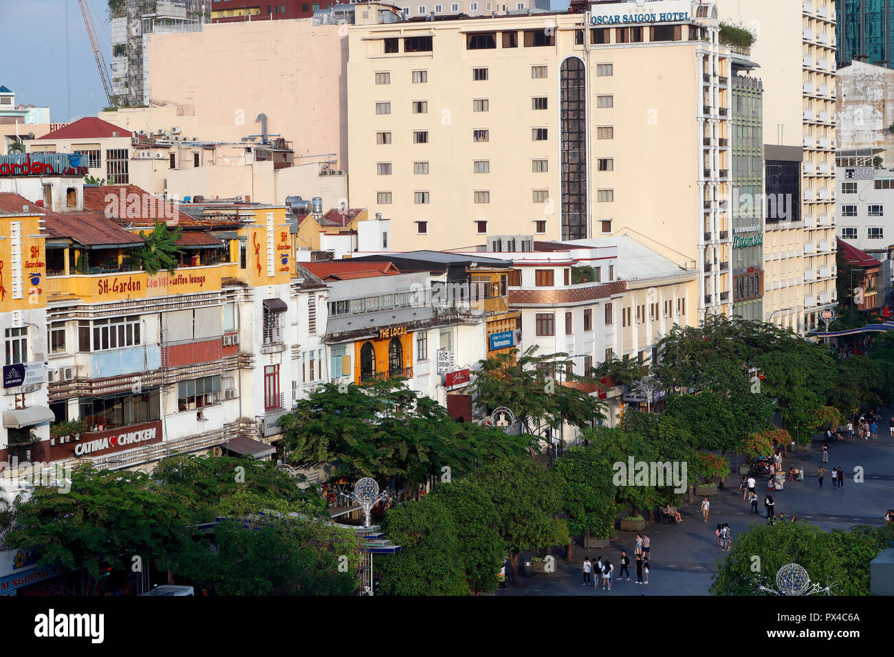 Nguyen Street. District 1. Ho Chi Minh City (Saigon). Vietnam Stock Photo - Alamy