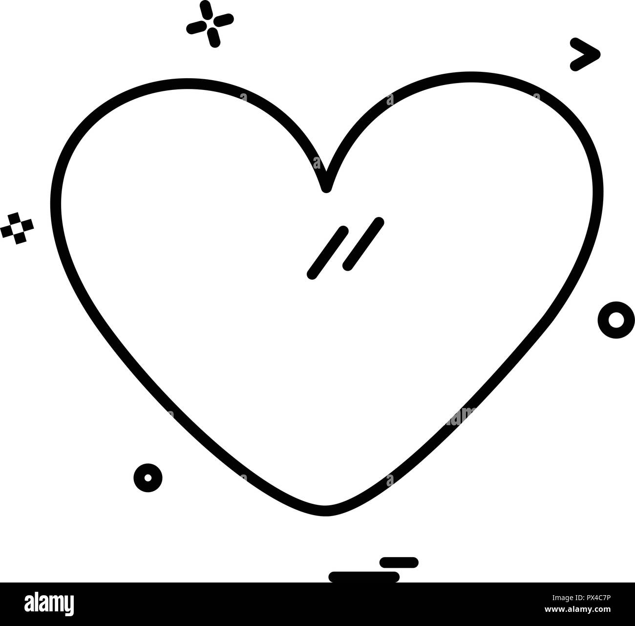 Hearts icon design vector Stock Vector Image & Art - Alamy