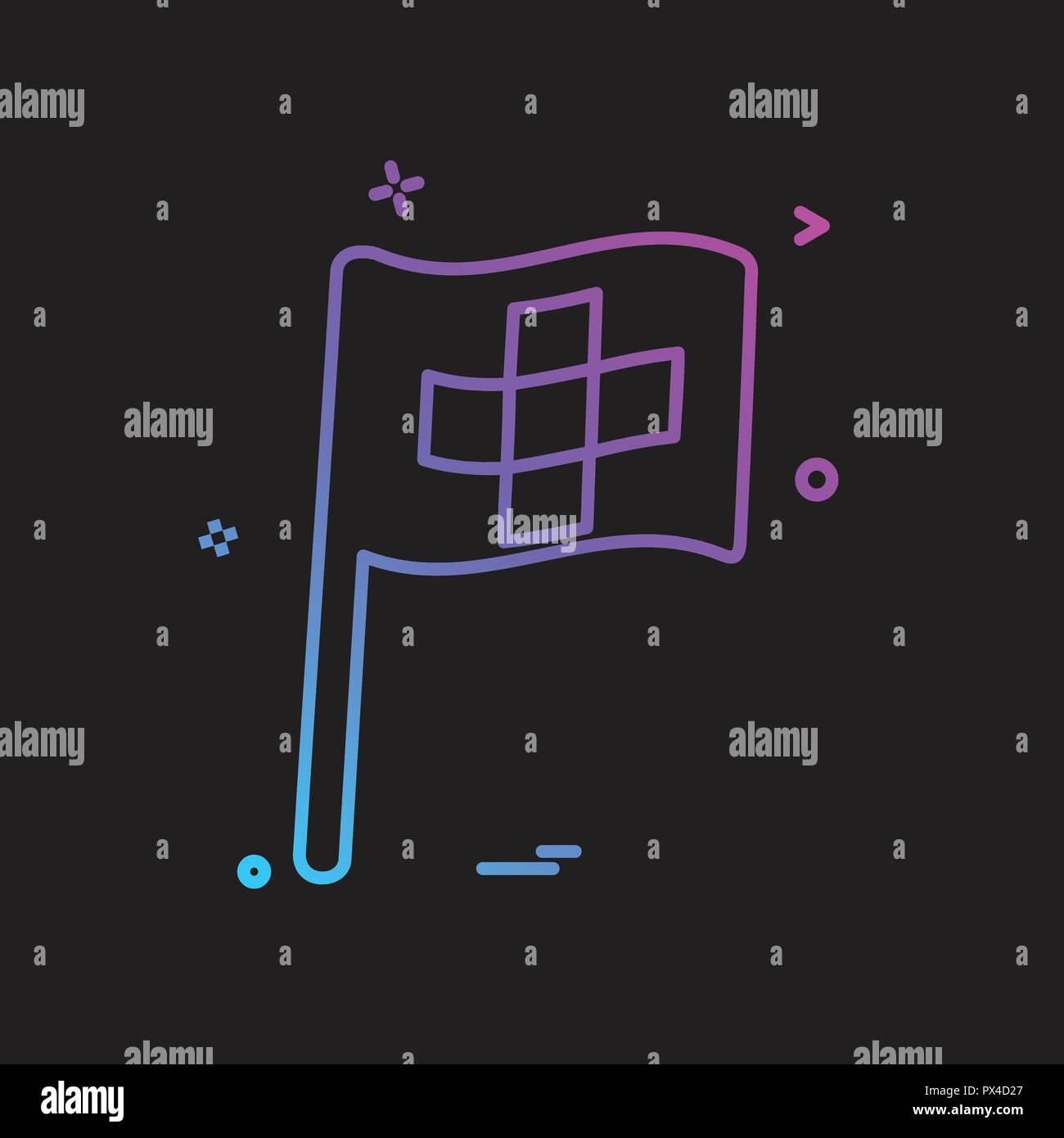 Flag icon design vector Stock Vector Image & Art - Alamy