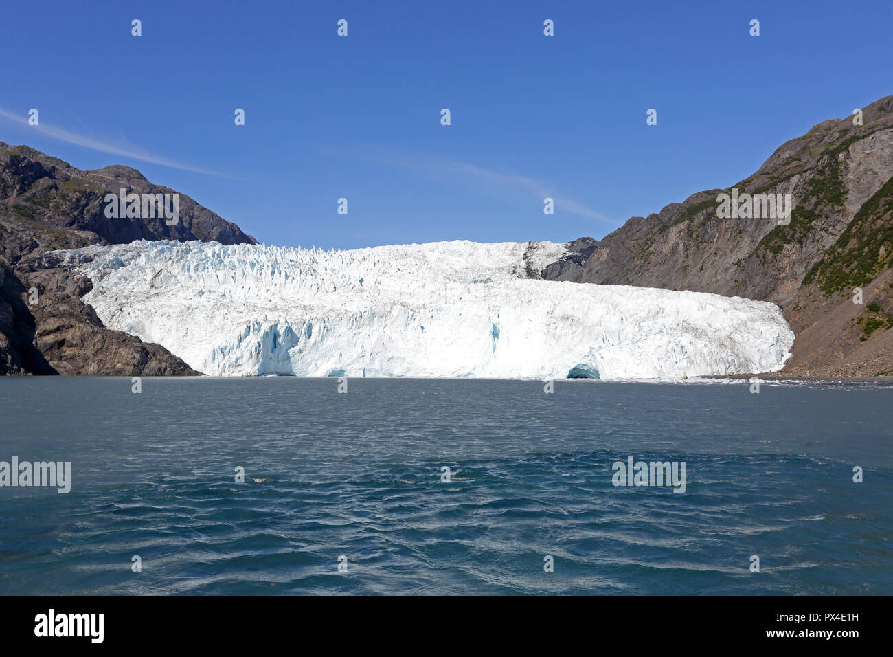 View of Holgate Glacier near Seward Alaska Stock Photo Alamy
