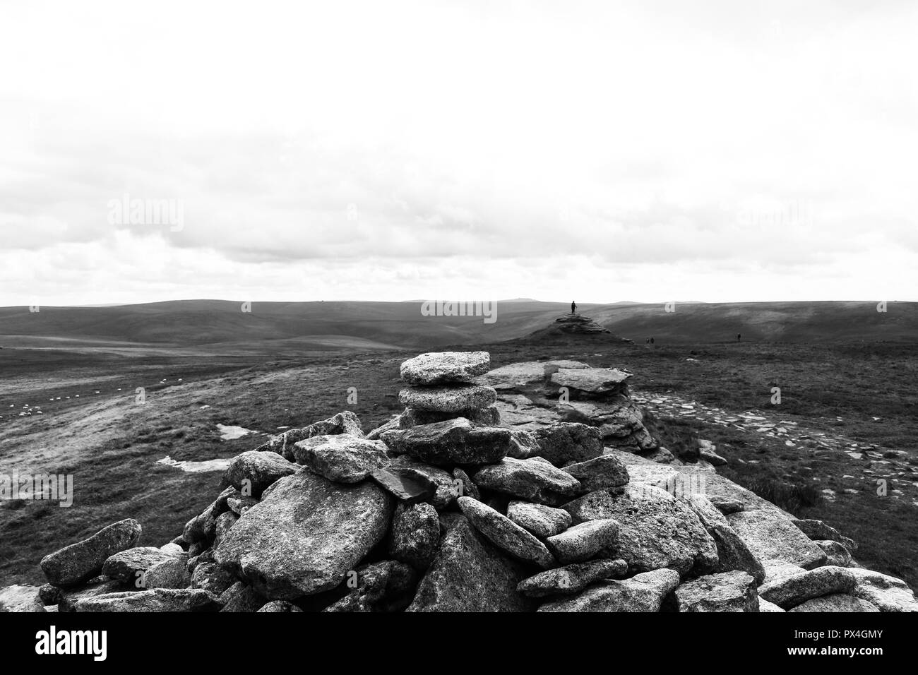 Dartmoor National Park Stock Photo Alamy