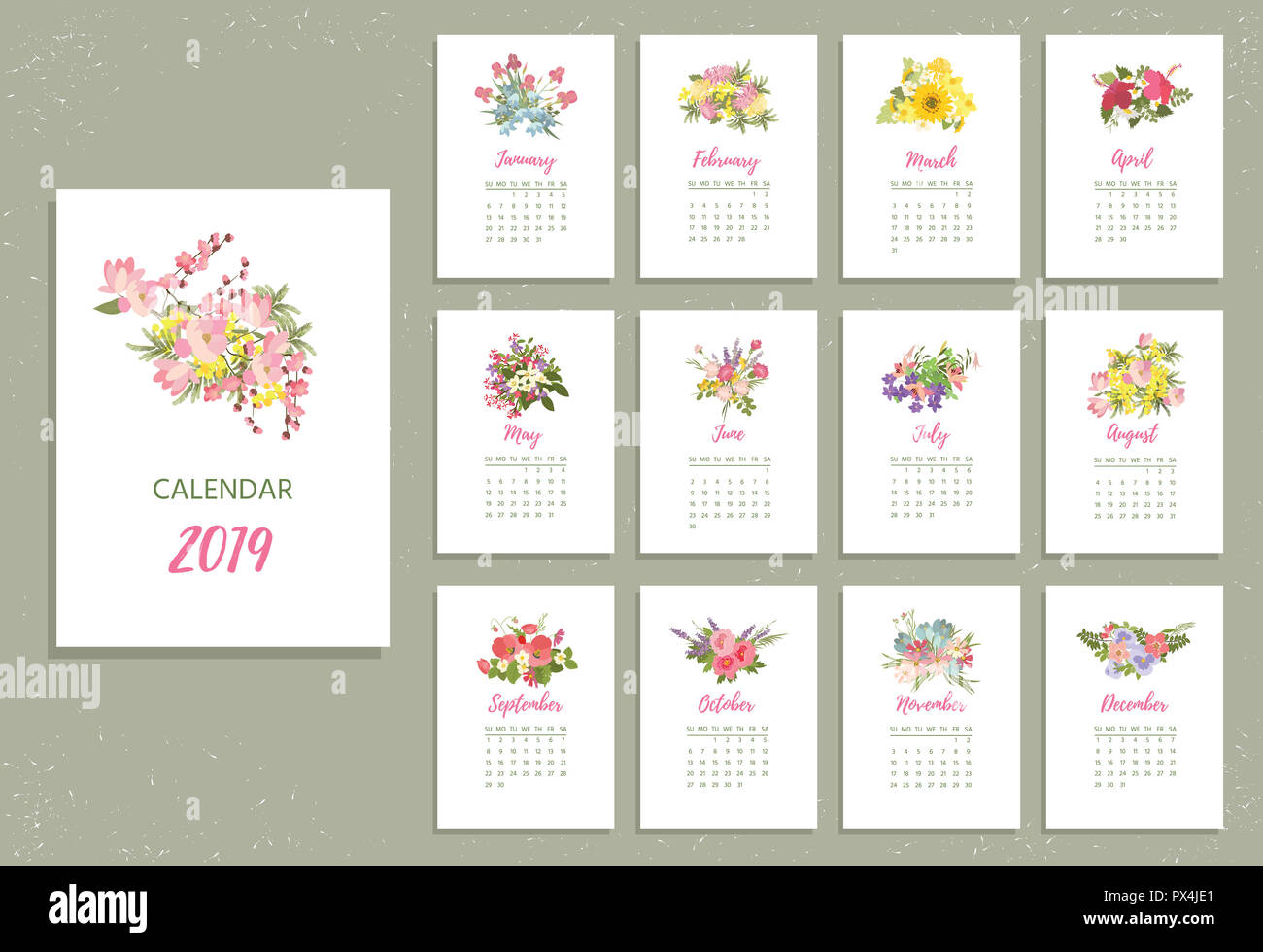 printable 2019 calendar with