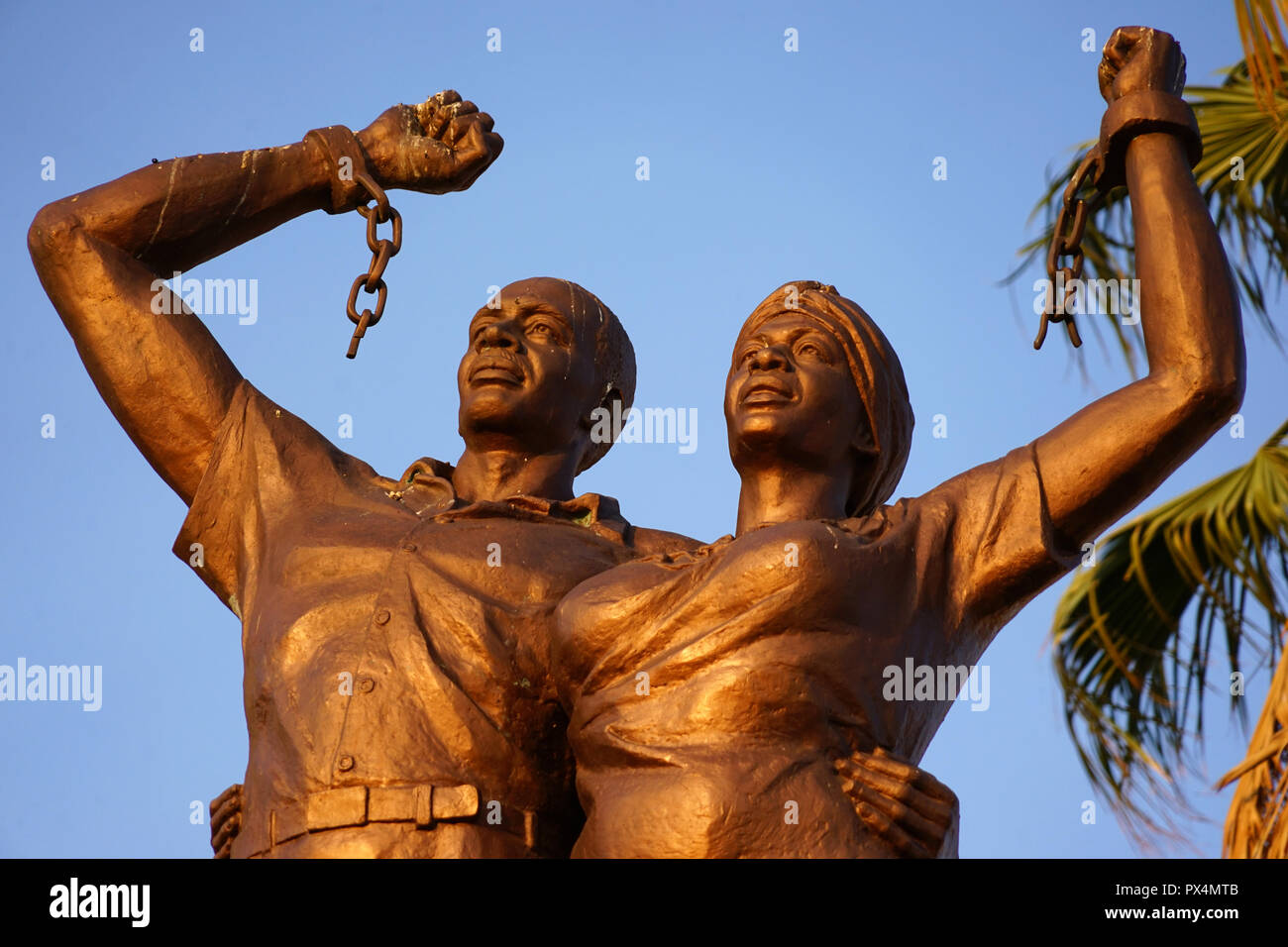 Genozid-Denkmal vor der Alten Feste, Windhoek, Namibia, Afrika, Windhoek Stock Photo
