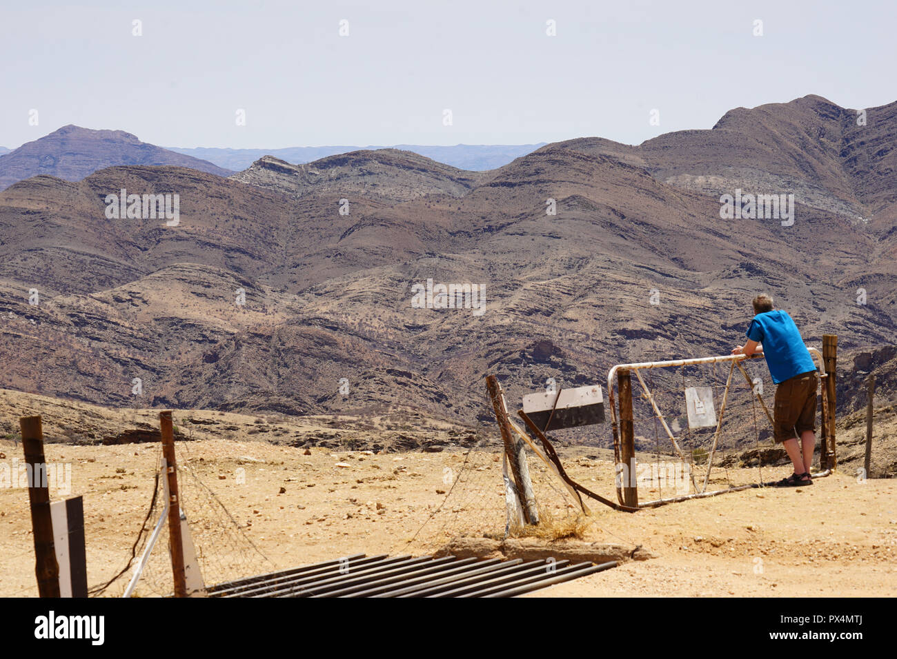 Landschaft am Gamsbergpass, Road C 26, Namibia, Afrika Stock Photo