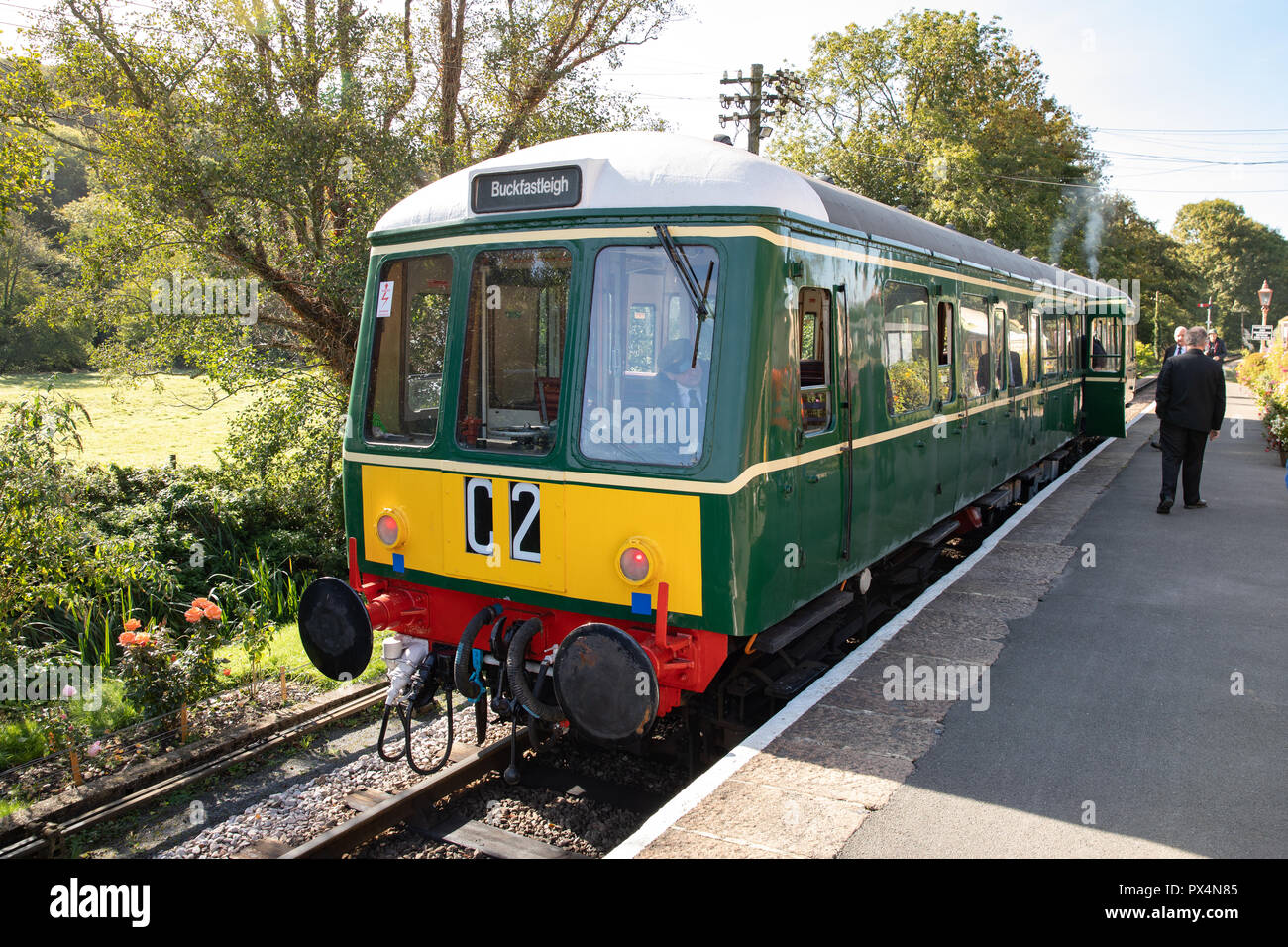 Staverton Station. South Devon Railway Line (Heritage Railway). Stock Photo