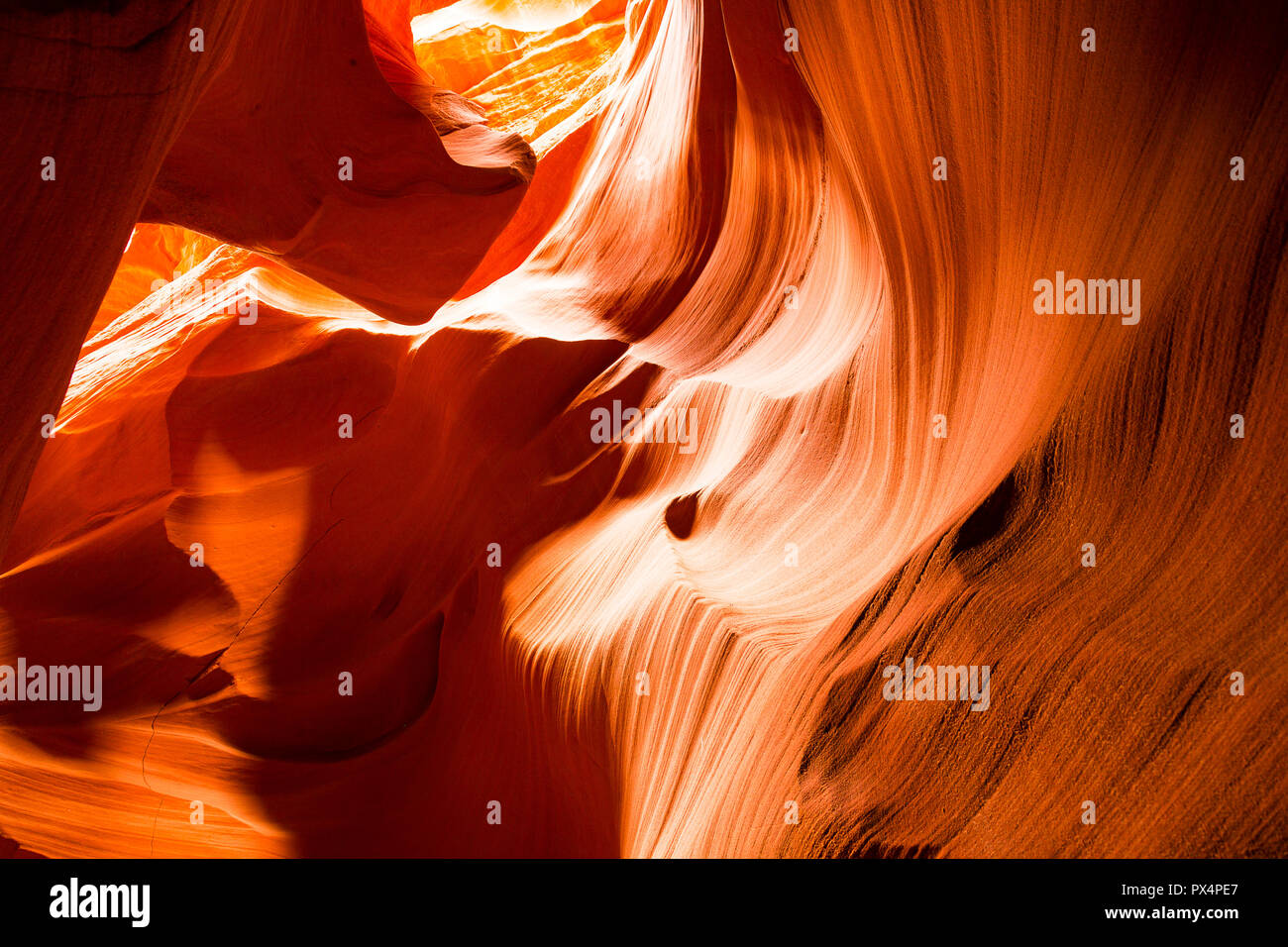 Horseshoe Bend Canyon, aka Secret Canyon, Page, AZ, USA. The smooth