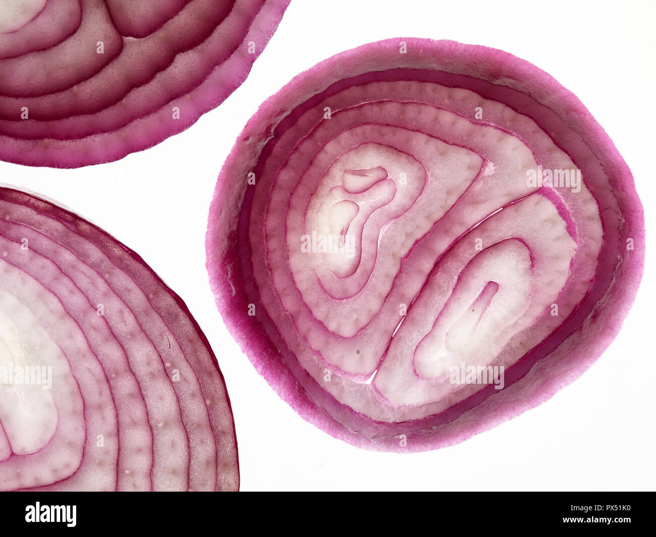 Red onion closeup abstract food photograph Stock Photo Alamy