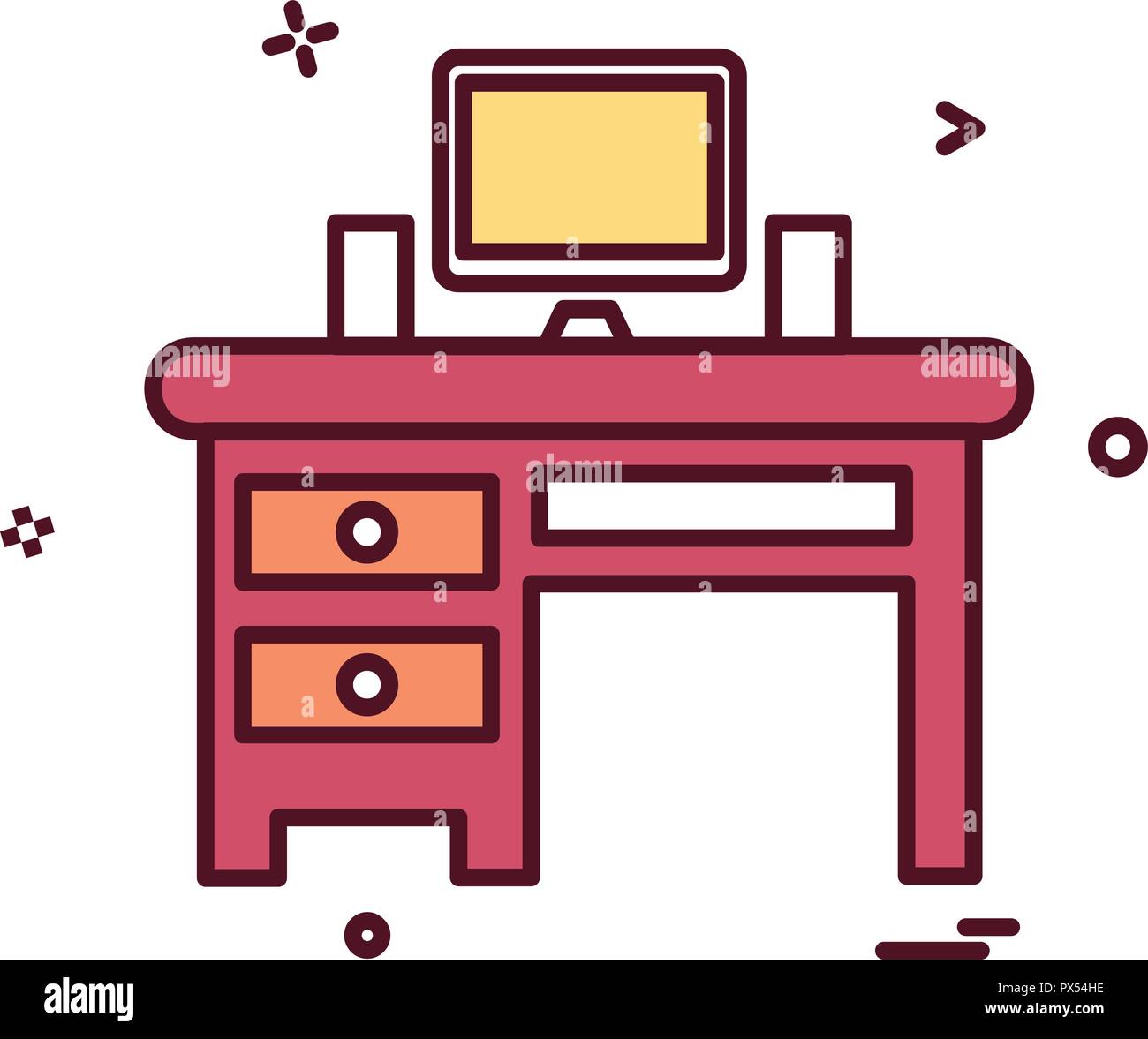 Computer icon design vector Stock Vector Image & Art - Alamy