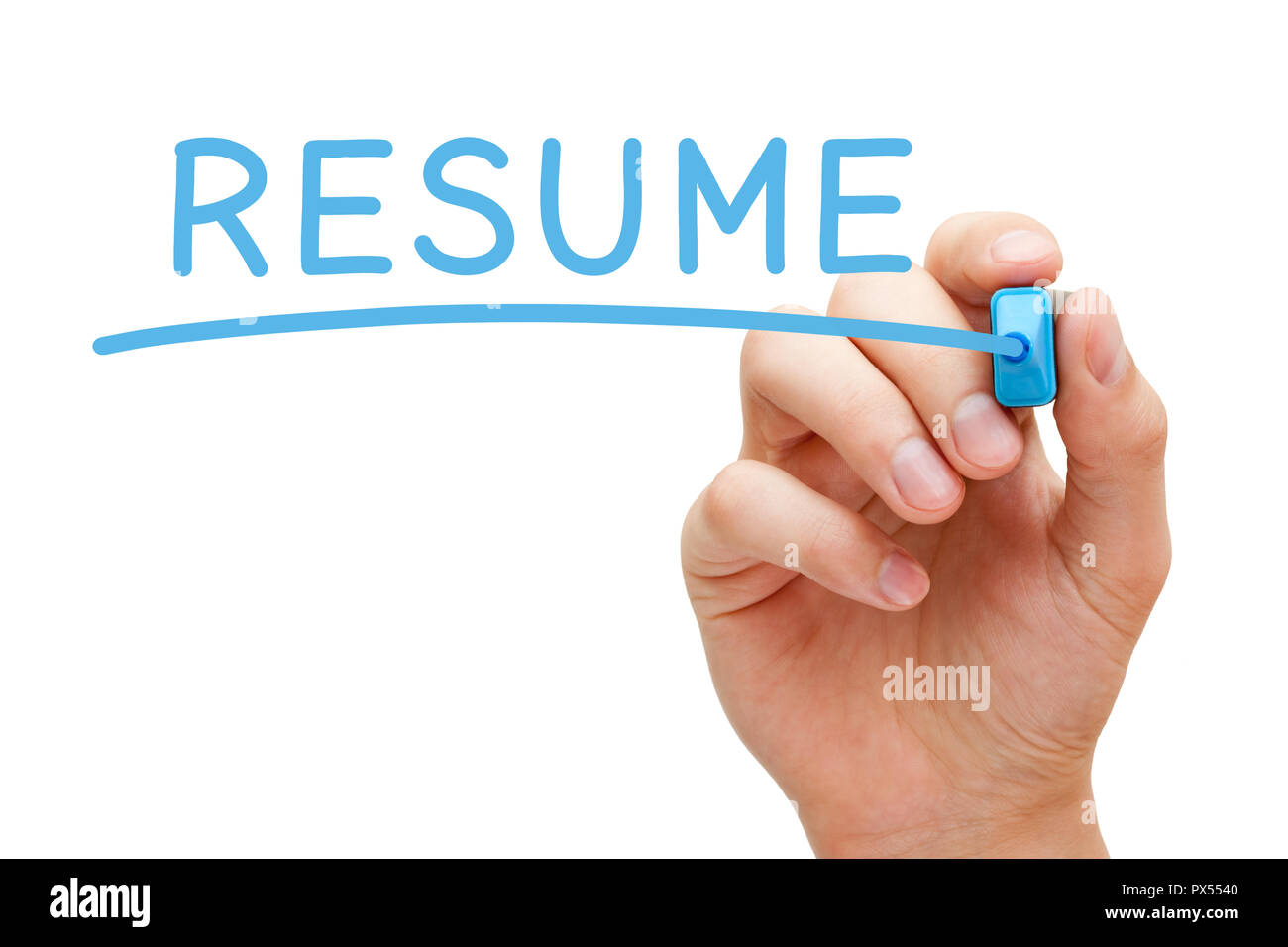 Paper resume hi-res stock photography and images - Alamy