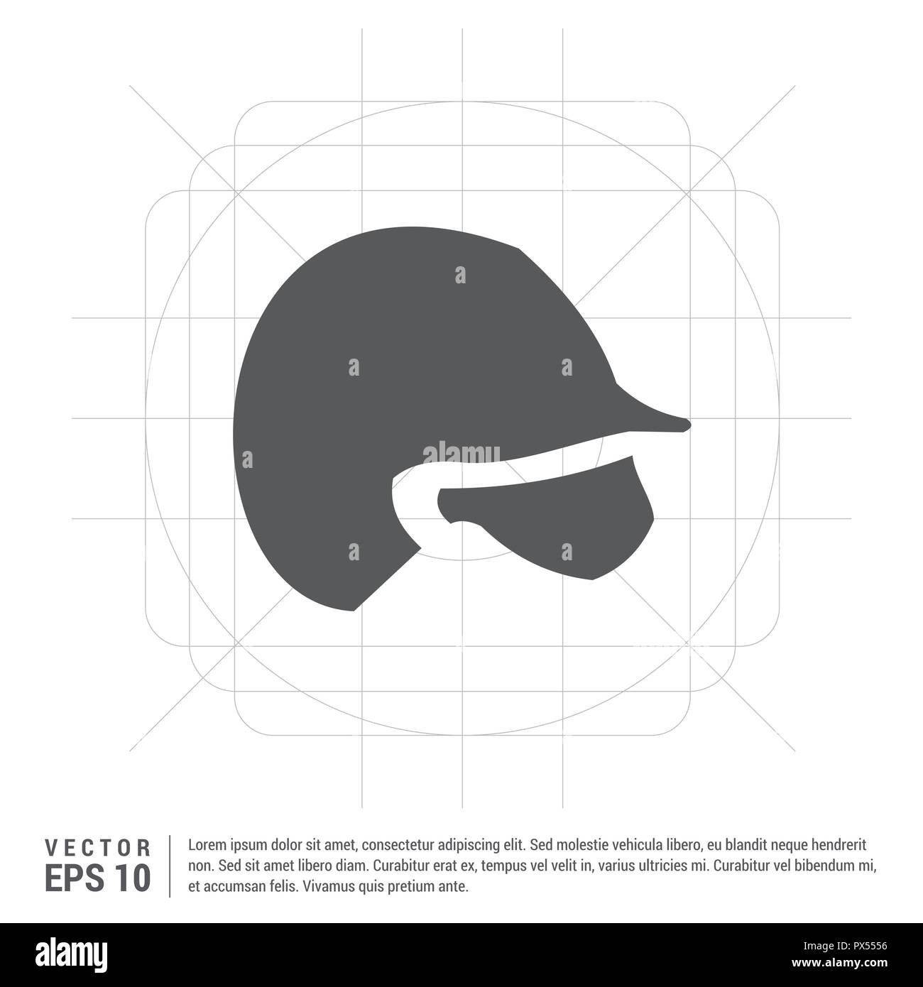 Cricket Helmet Icon Stock Vector Image & Art Alamy