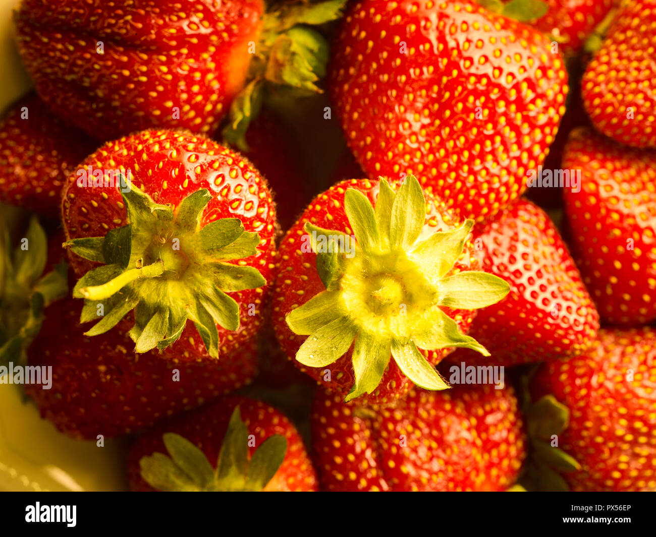 Strawberry food photograph Stock Photo - Alamy