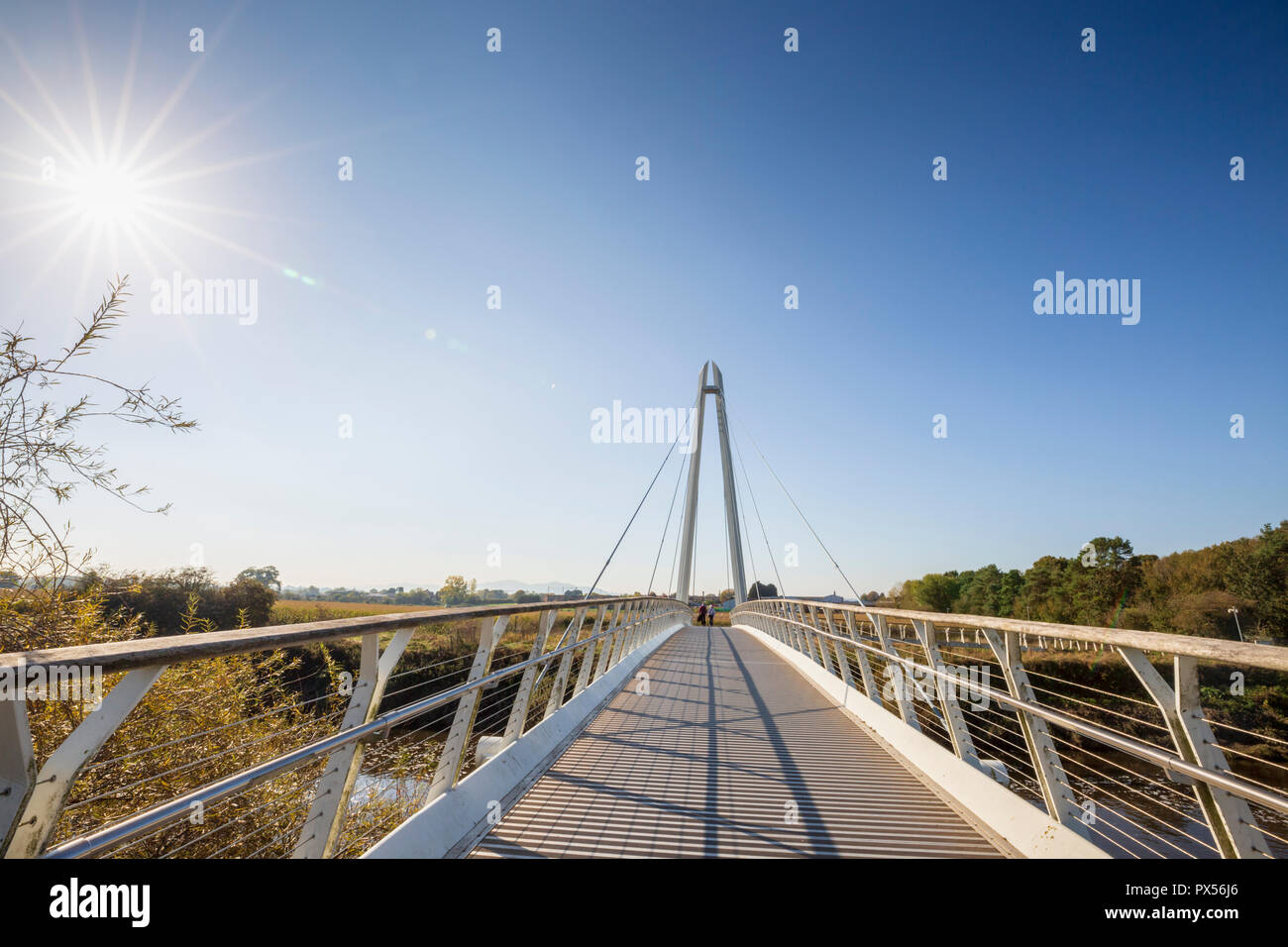 Diglis Bridge over the River Severn at Worcester, Worcestershire
