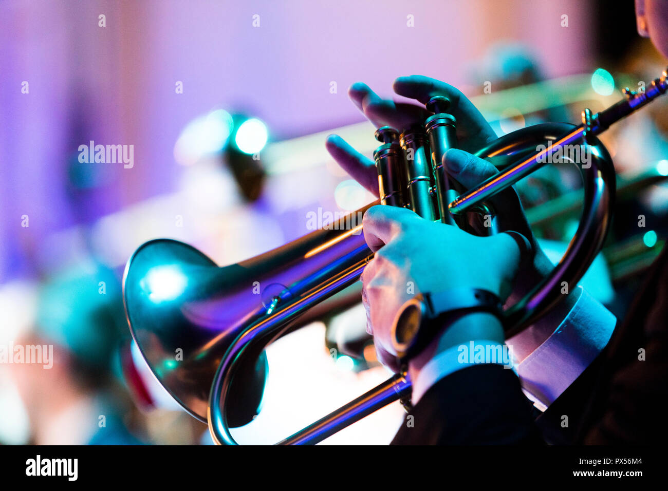 Playing the flugelhorn hires stock photography and images Alamy