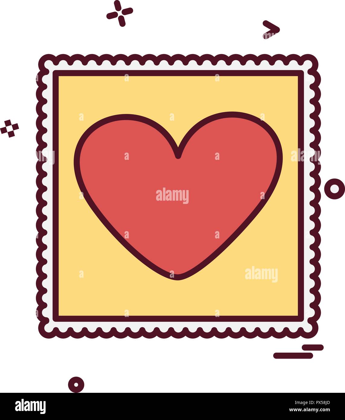 Hearts icon design vector Stock Vector Image & Art - Alamy